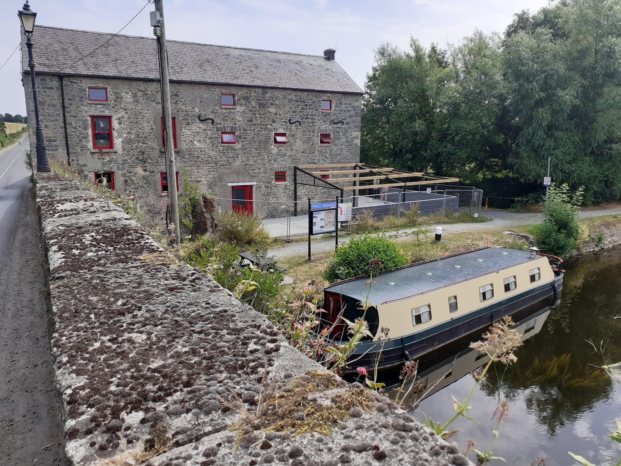 2021 07 22nd River Barrow Goresbridge, Goodly Barrow restaurant under construction