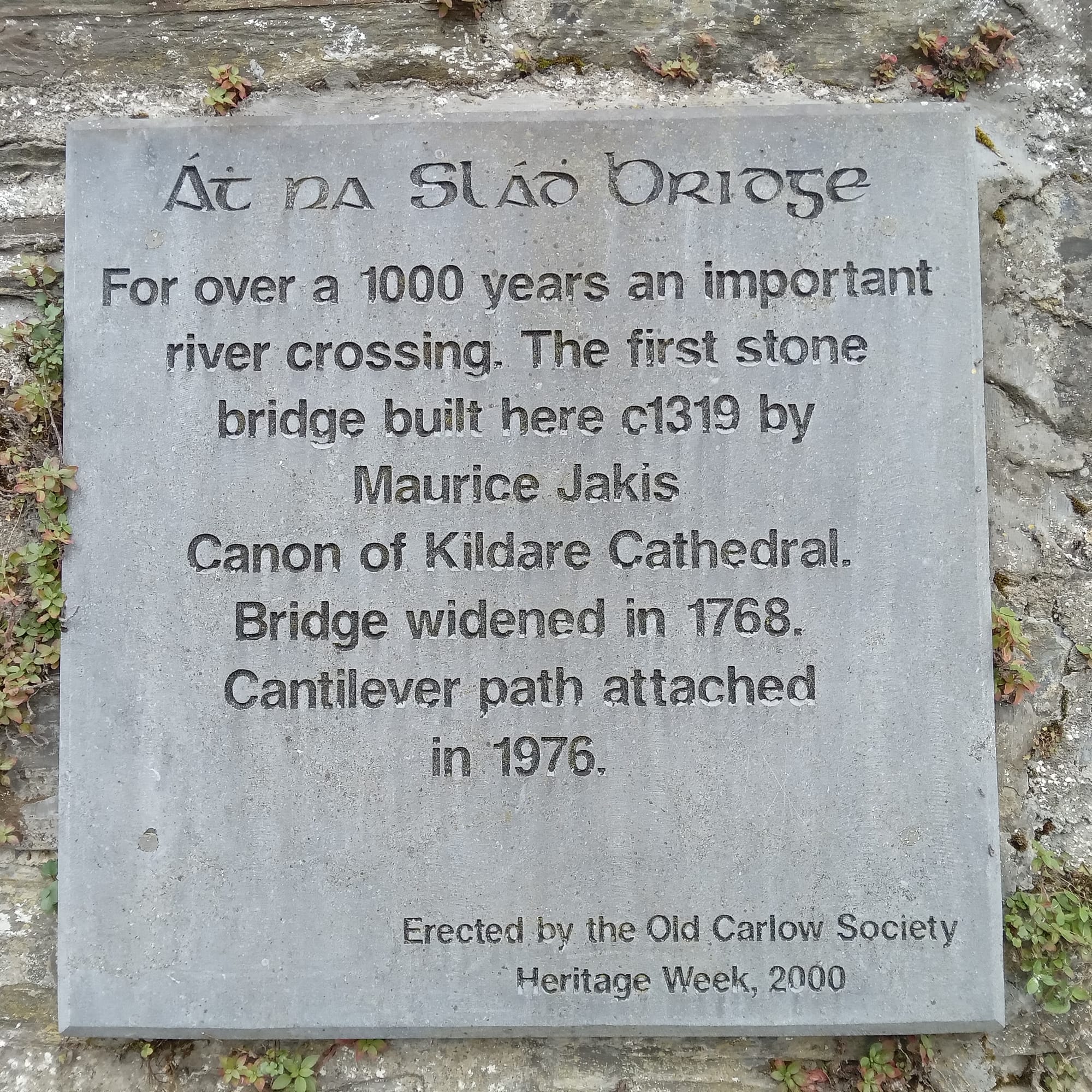 2023 10 04th River Barrow Leighlinbridge bridge history