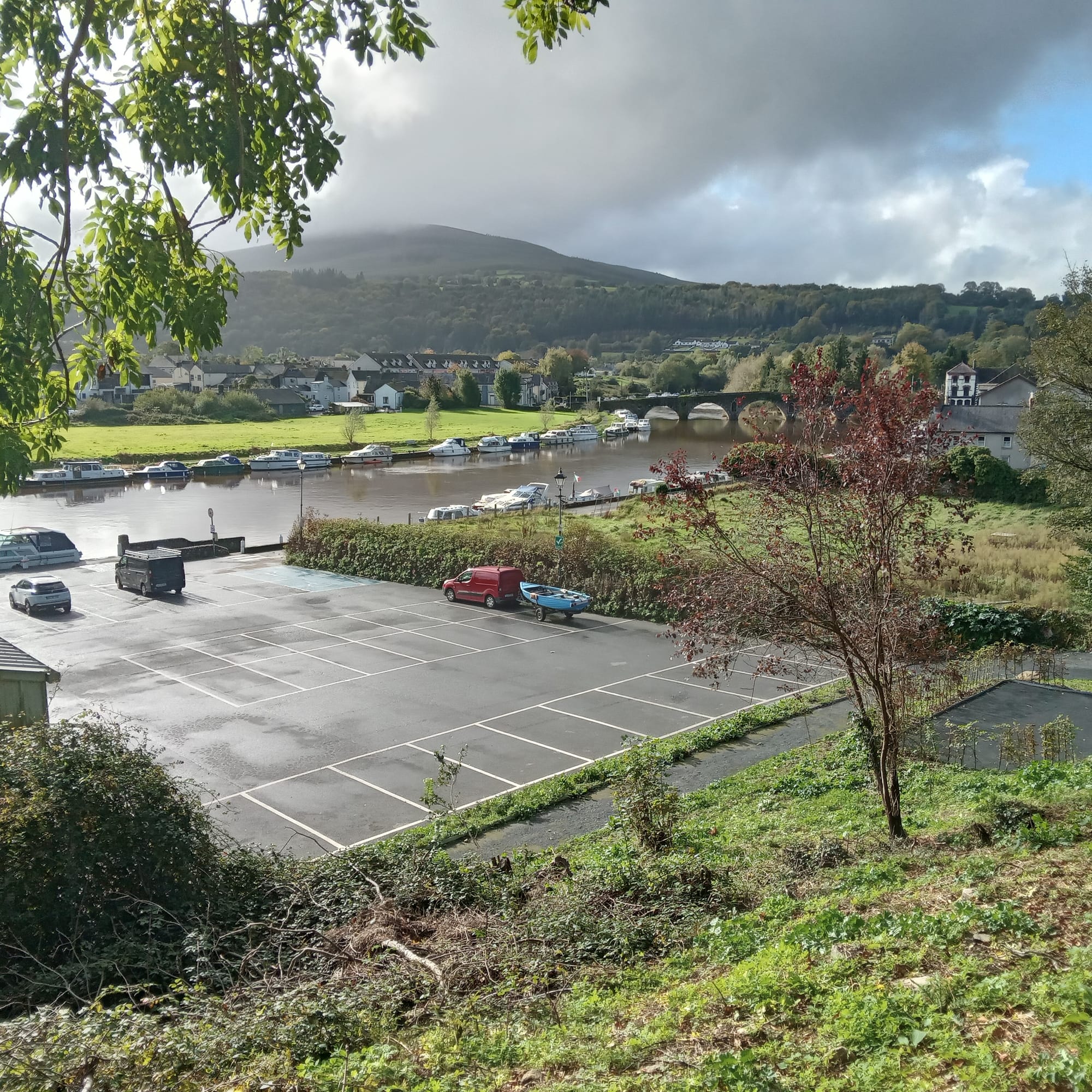 2023 10 19th River Barrow Graiguenamanagh Silaire Wood view