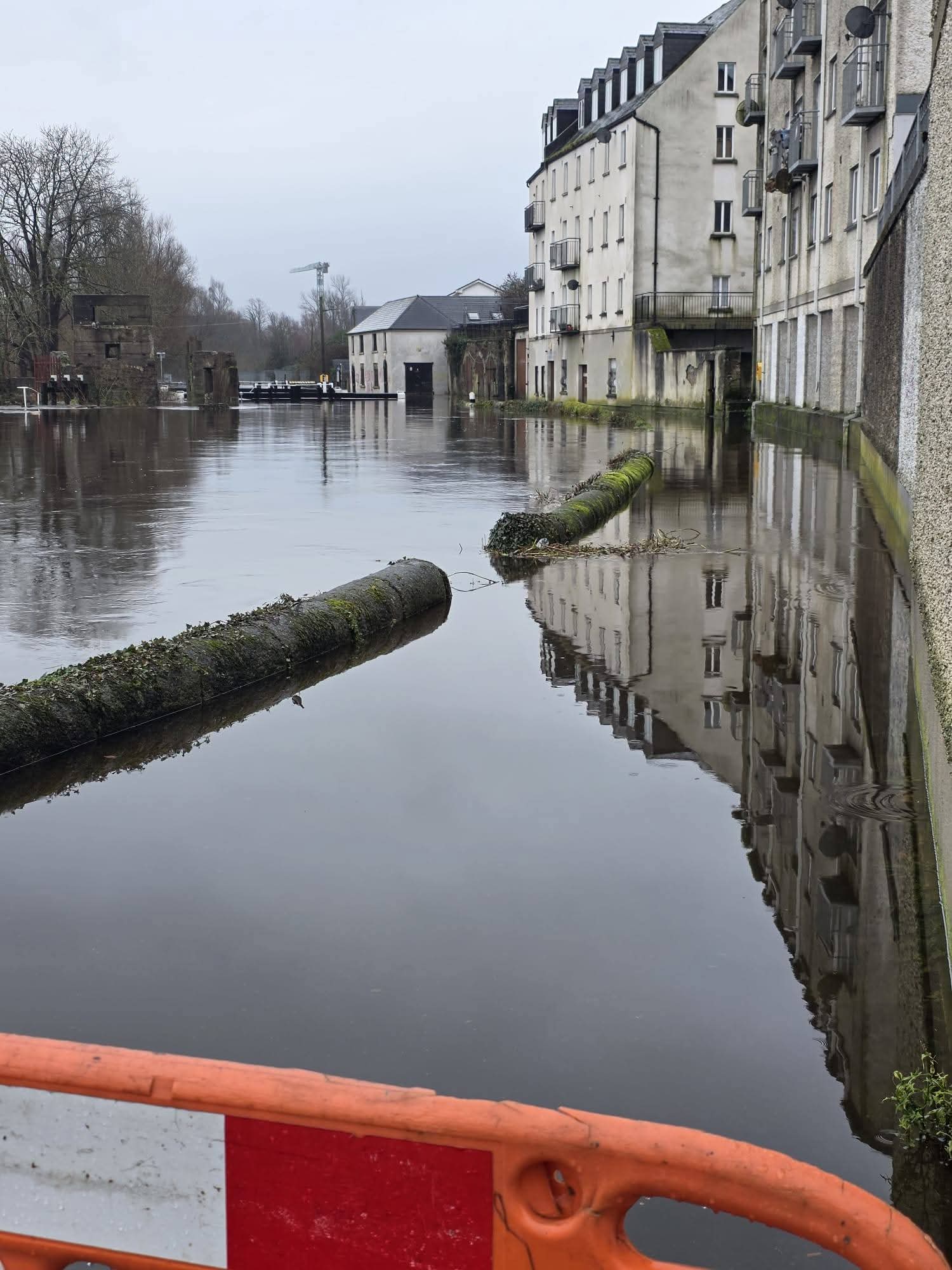 2026 02 River Barrow Carlow Lock, floods from Facebook post