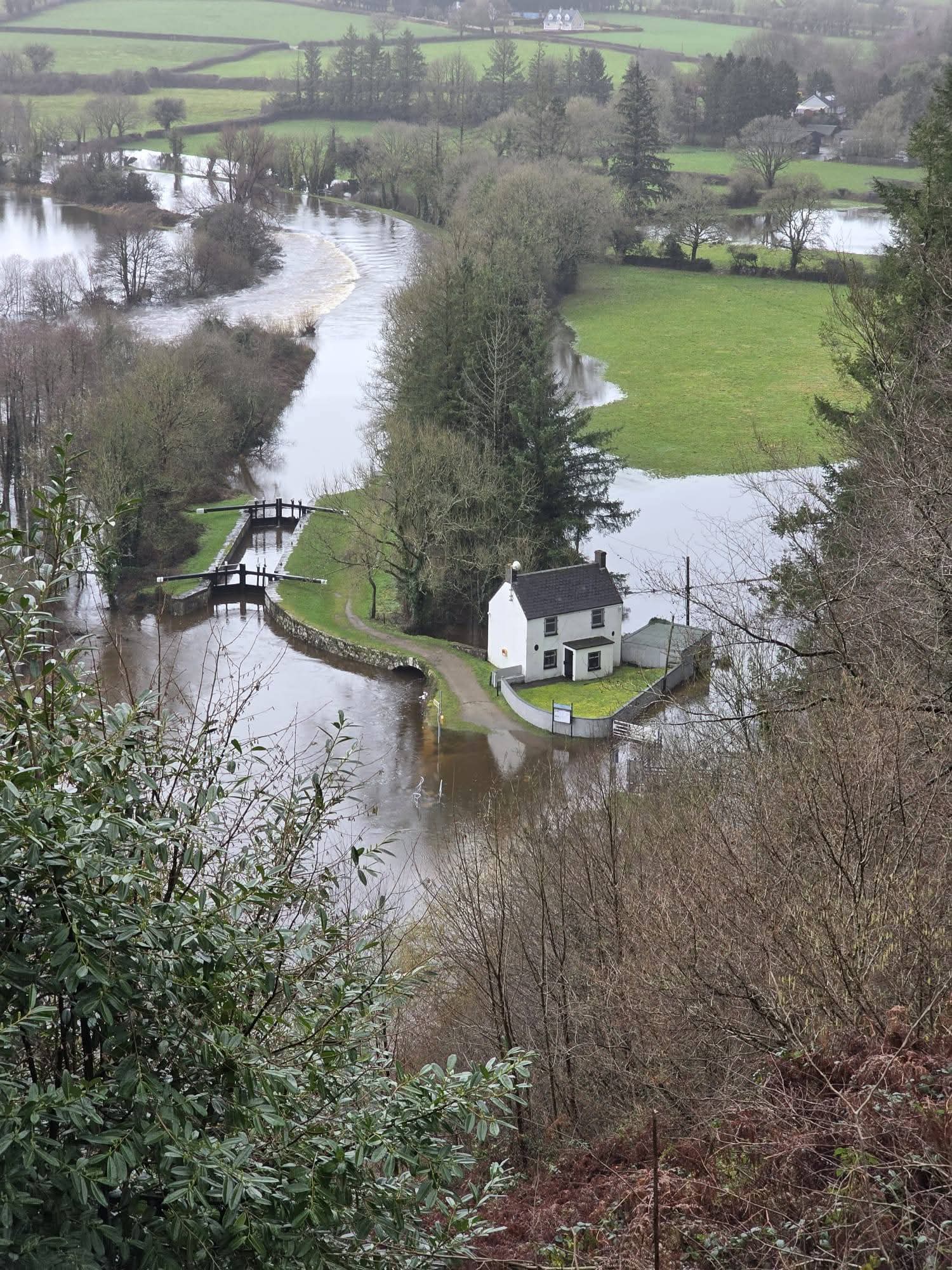 2026 02 River Barrow Clashganny flooded