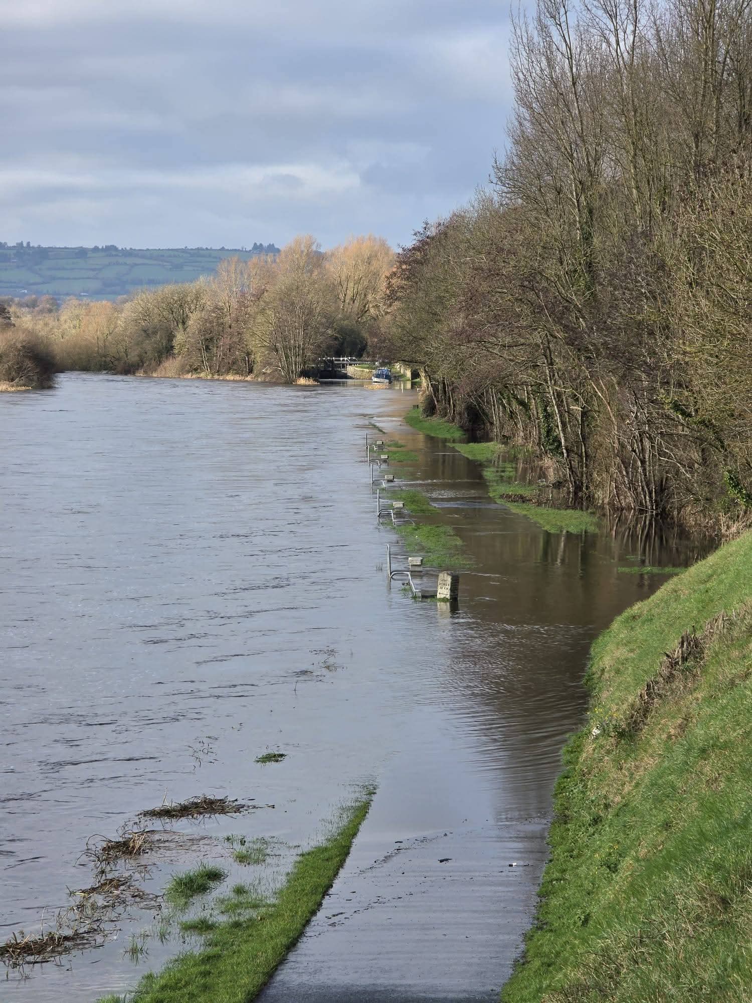 2026 02 River Barrow floods, from Facebook post