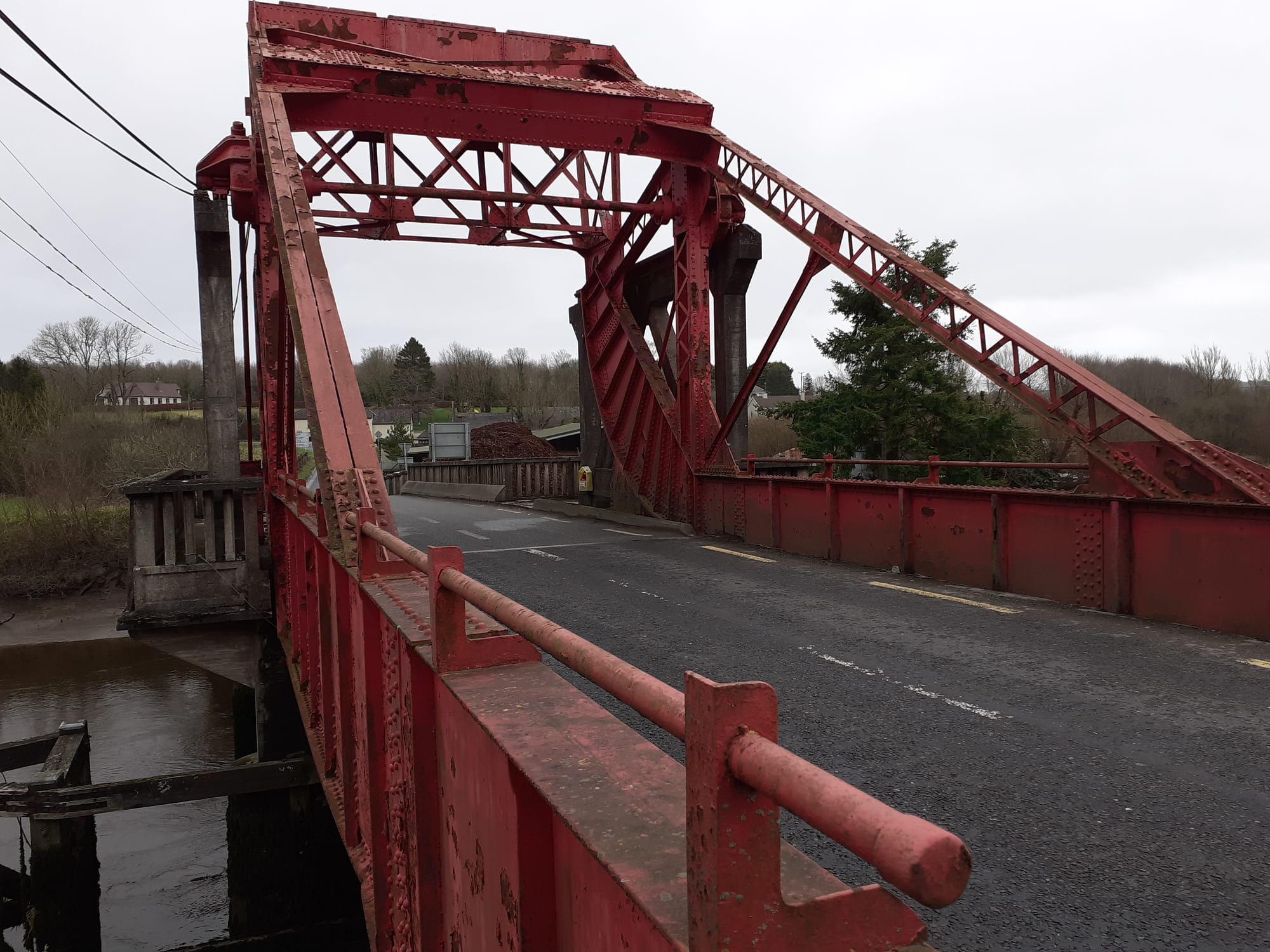 2019 12 29th River Barrow Ferrymountgarret, Scherzer lifting bridge