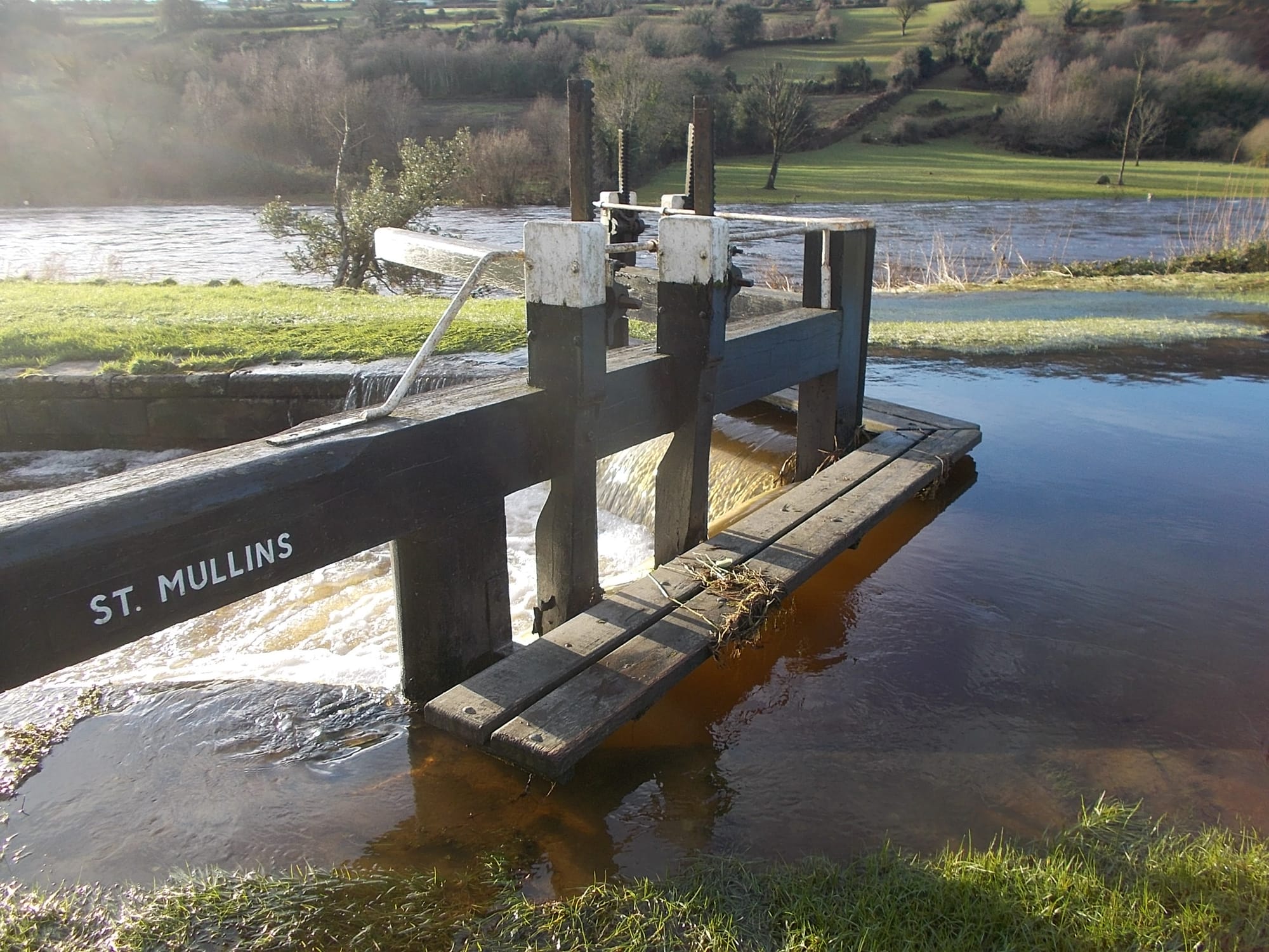 2019 06 30th River Barrow Saint Mullins, sea lock