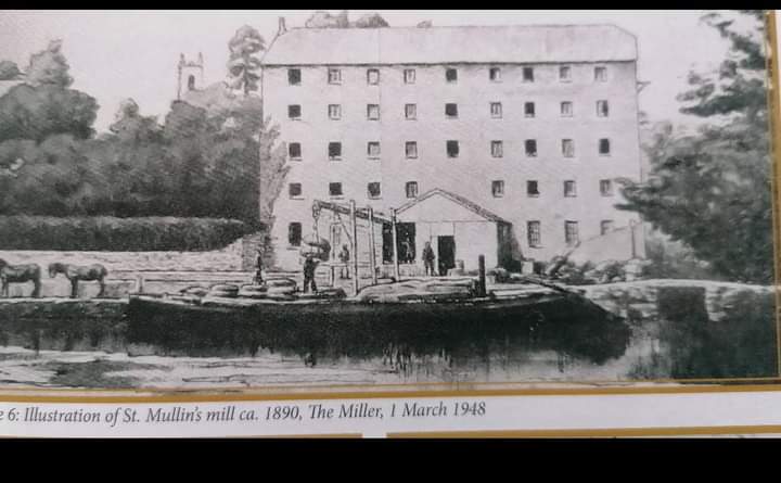River Barrow, Saint Mullins, Odlums riverside mill, image from Facebook post