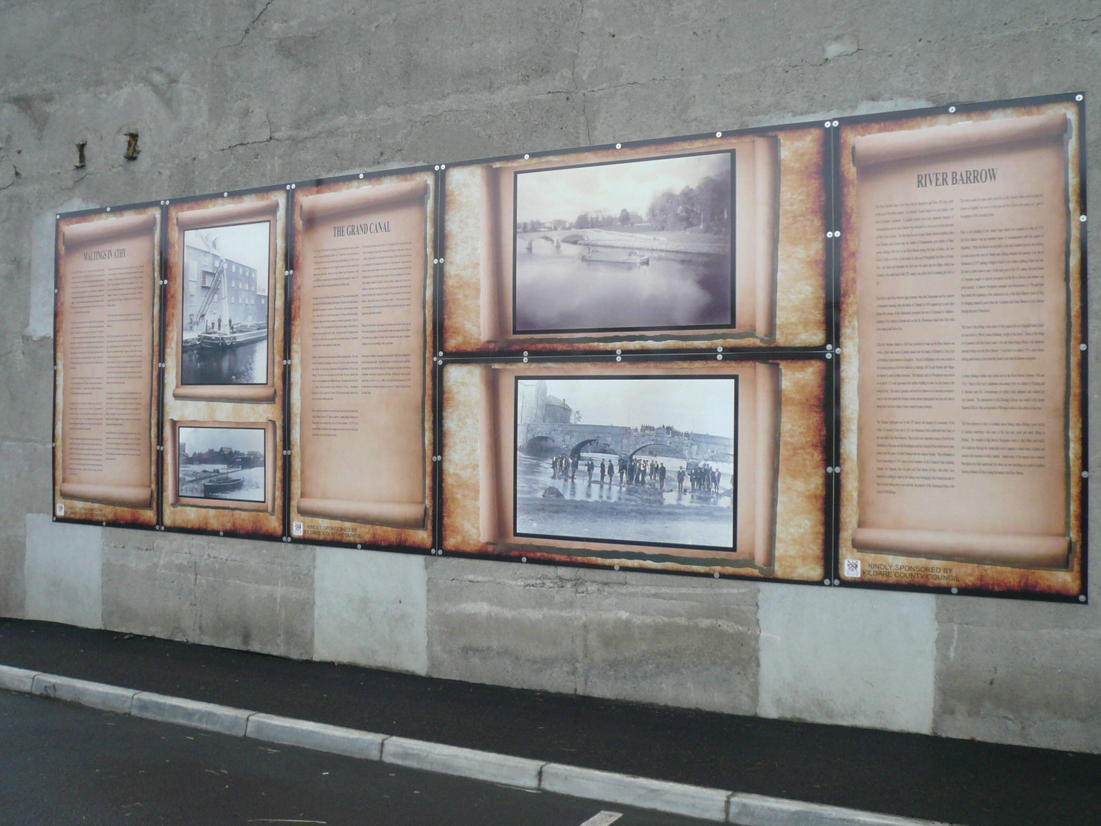 2016 04 Grand Canal Athy heritage posters