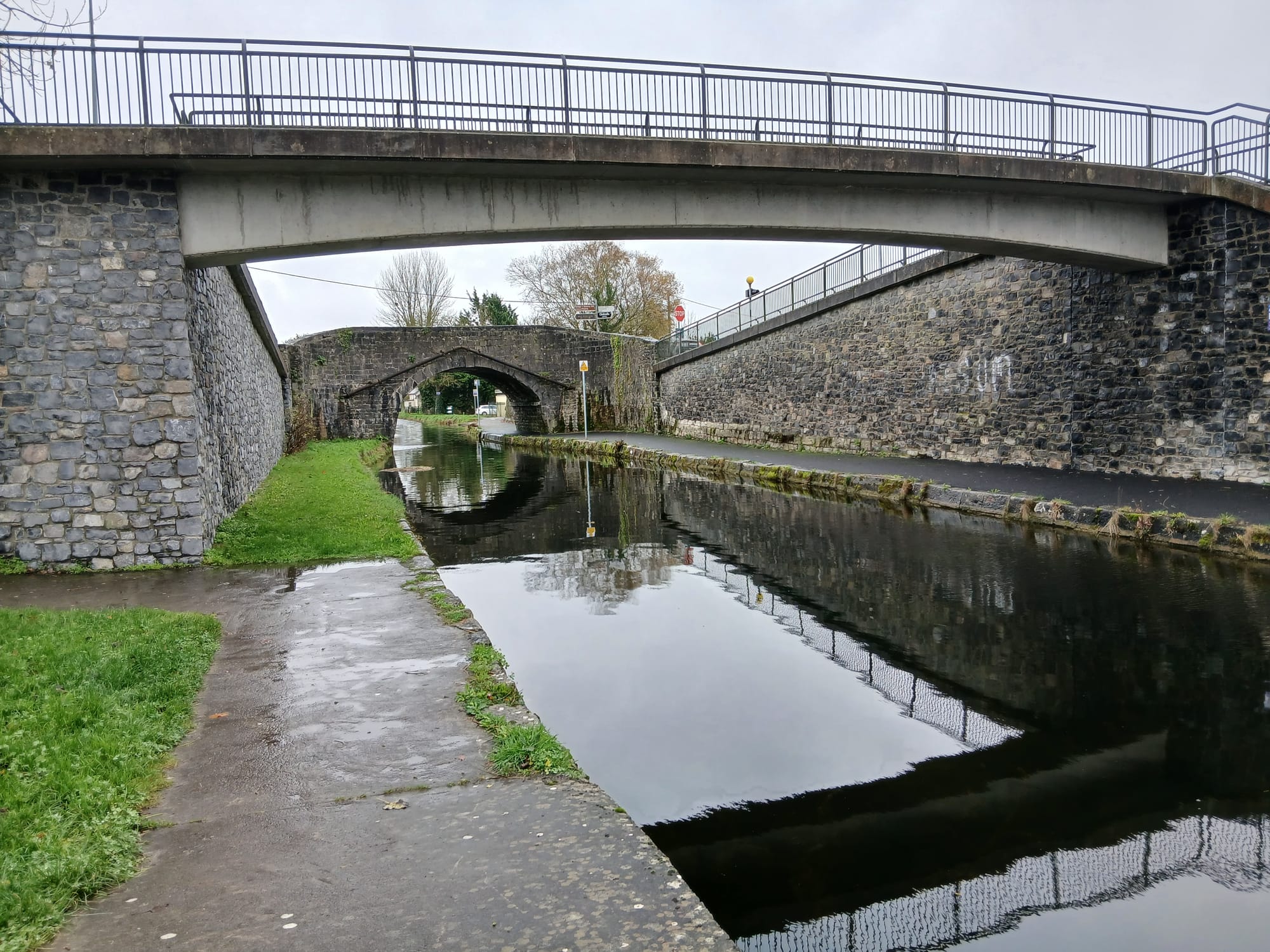 2025 11 15th Grand Canal Rathangan pedestrian bridge built in 2005