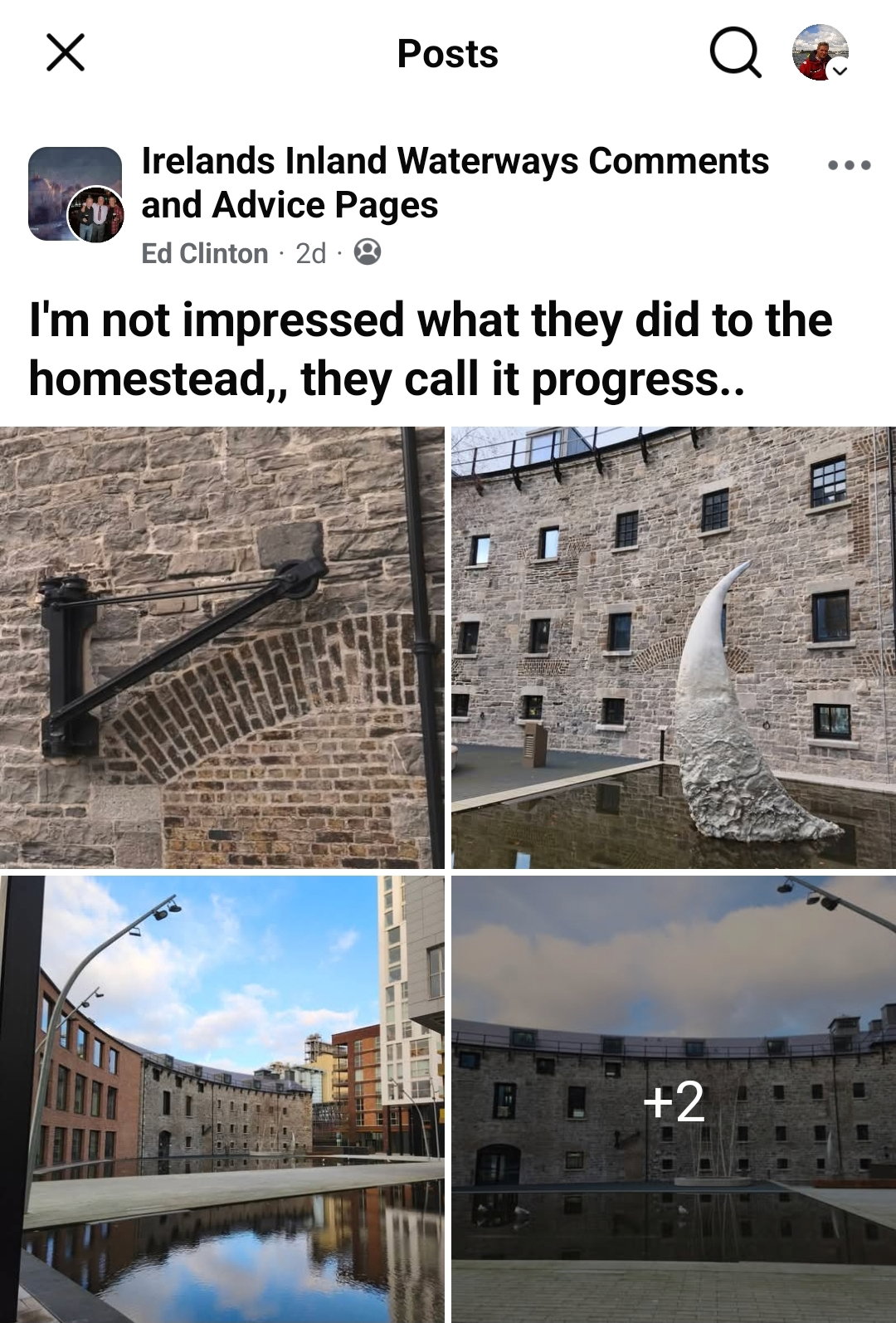 2026 02 19th Grand Canal Harbour Dublin 8, redeveloped to apartments in 2025. Ed Clinton posts