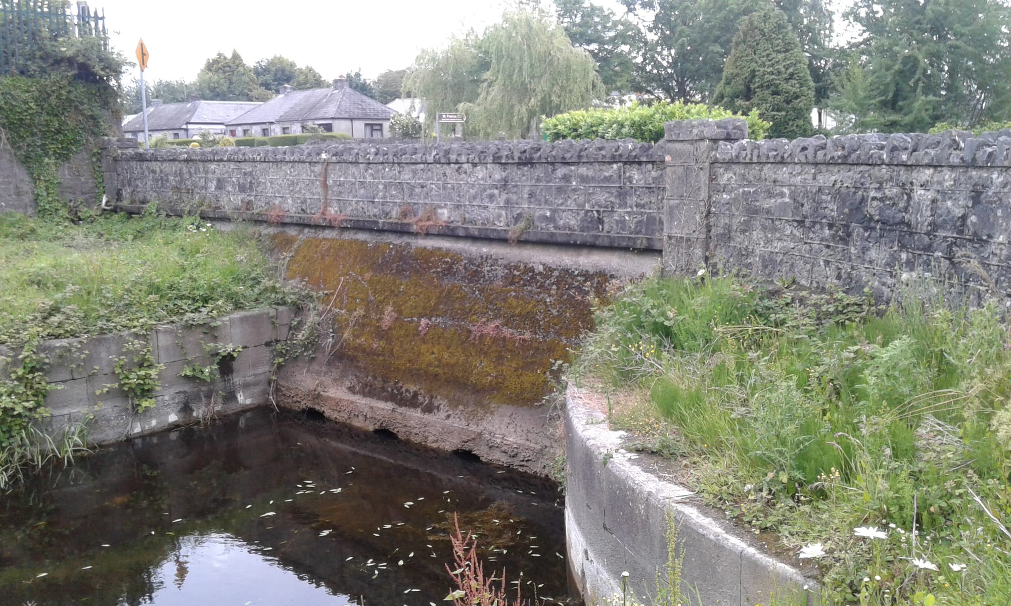 2017 06 05th River Shannon Athlone Canal, navigation obstructed