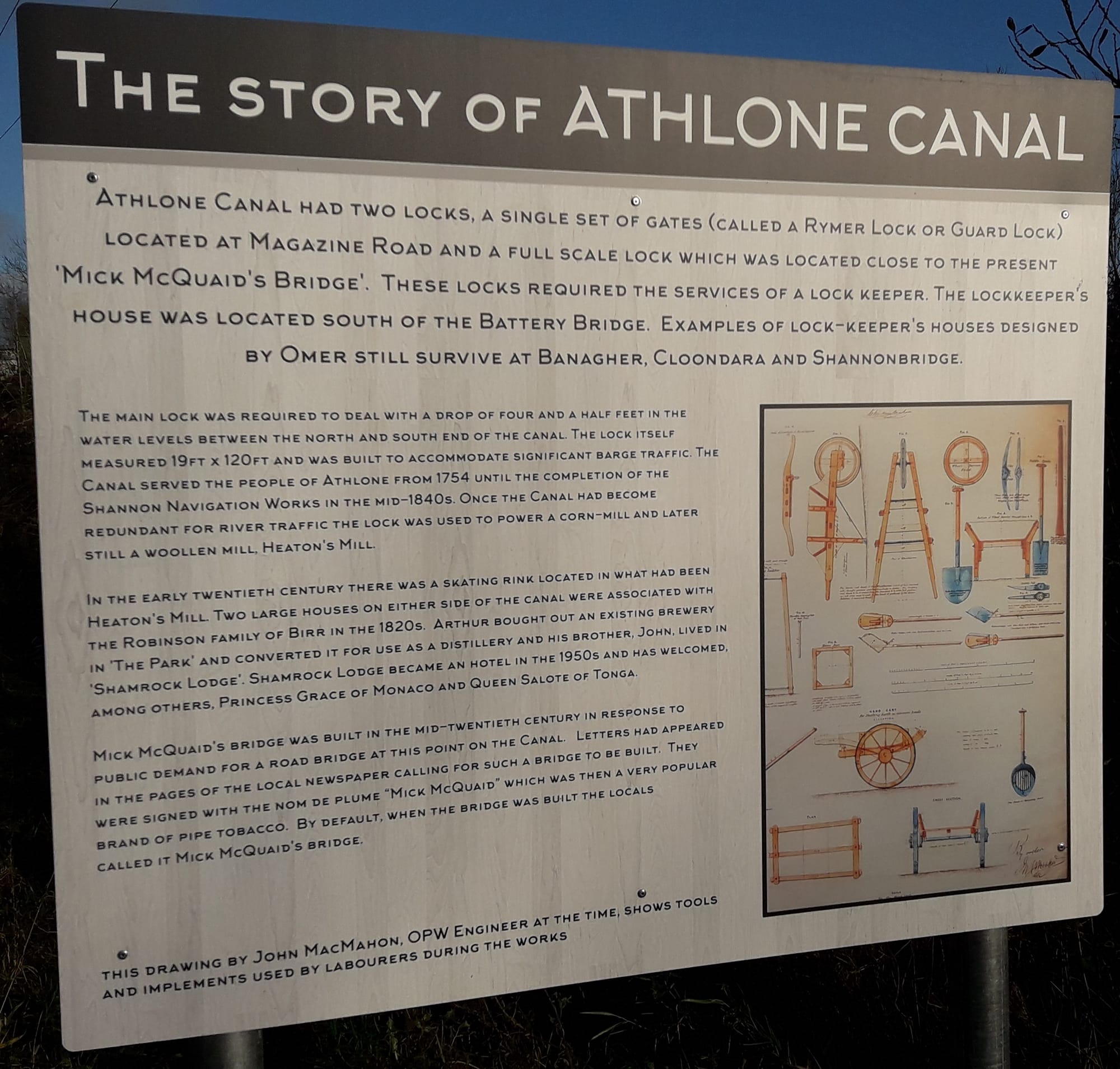 2026 02 22nd River Shannon Athlone Canal_14 history