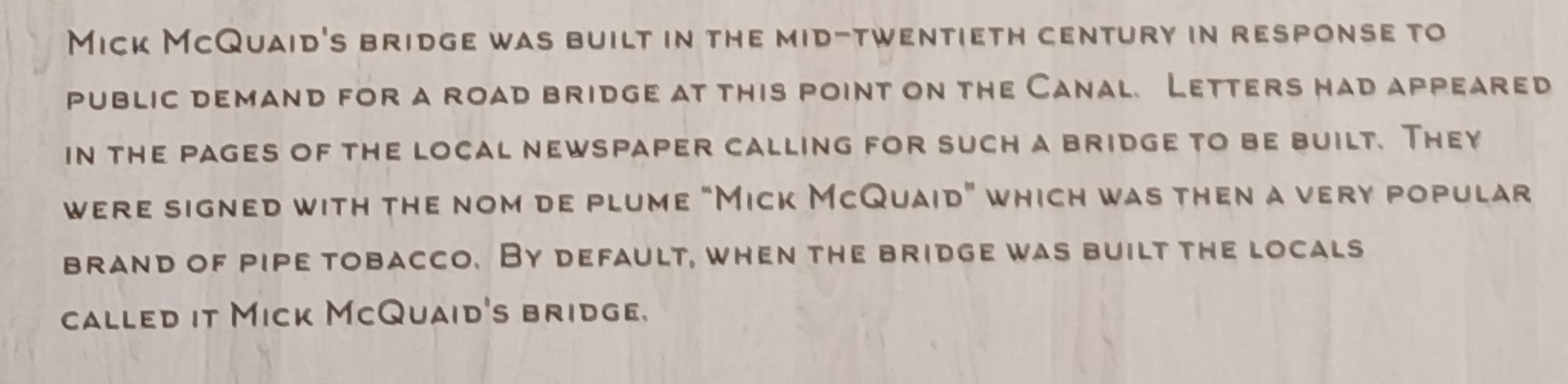 2026 02 22nd River Shannon Athlone Canal_ Mick Mc Quaid and his bridge