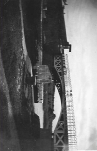 1938 09 River Shannon  Lanesborough swing bridge by Alec Bell