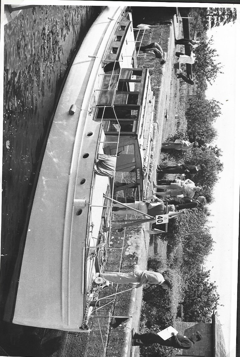 1963 07 River Shannon Shannon Boat Rally Roosky Lock mv Cirrus by Alec Bell