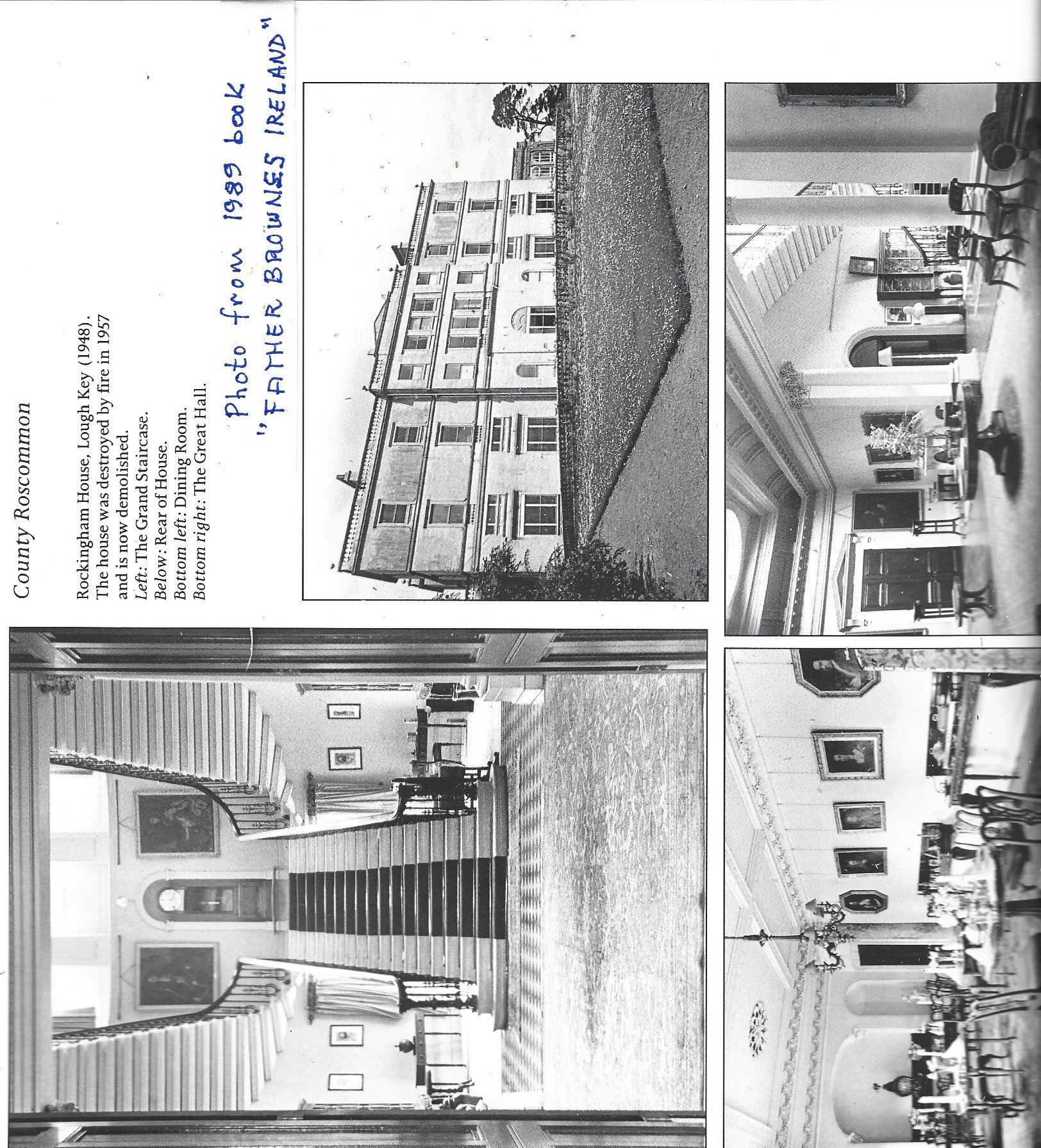 1948 River Shannon Lough Key Rockingham House by Father Browne