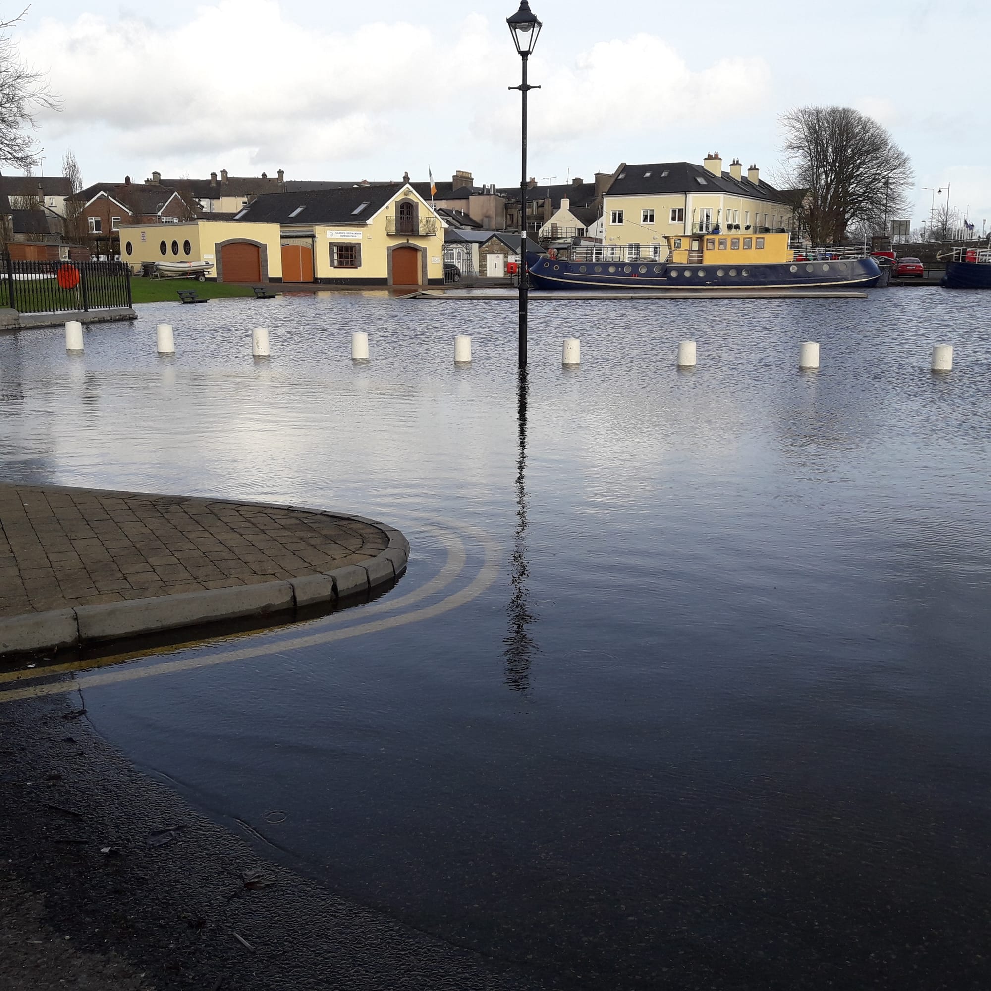 2019 03 17th River Shannon Carrick on Shannon flooded