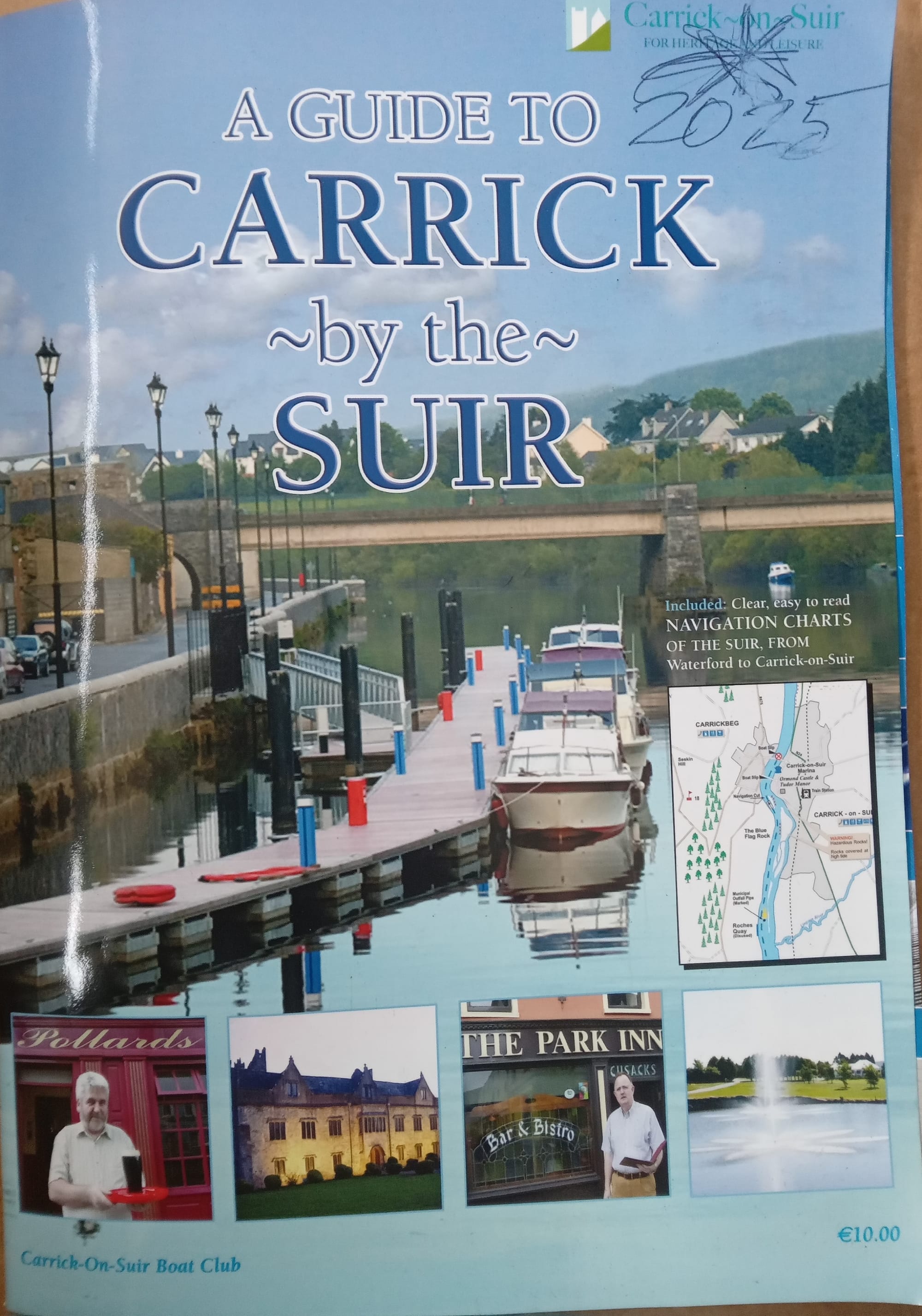 2025 04 18th River Suir charts, Cheek Point to Carrick on Suir