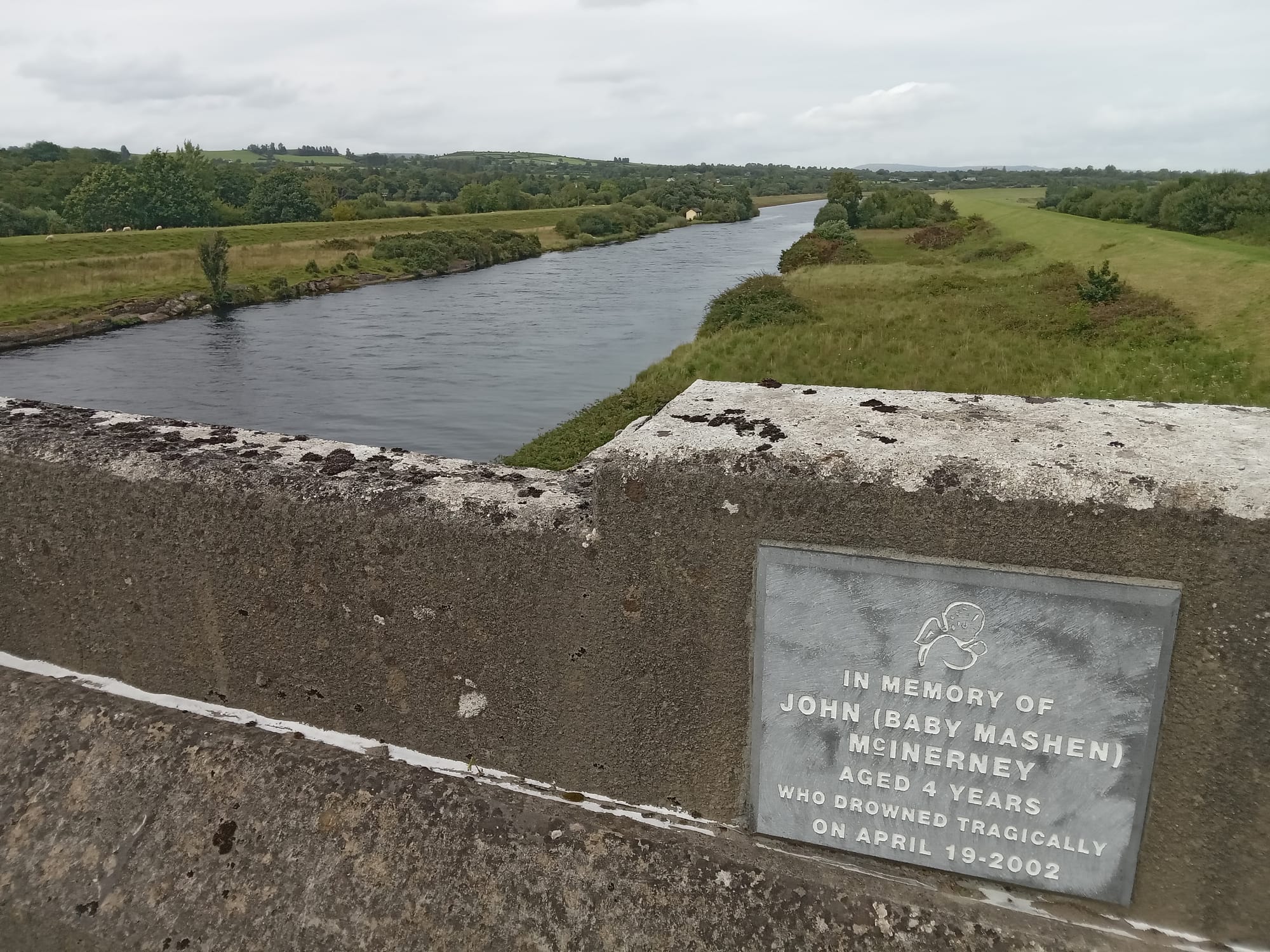 2025 08 06th River Shannon Ardnacrusha, O Briens Bridge, old River Shannon