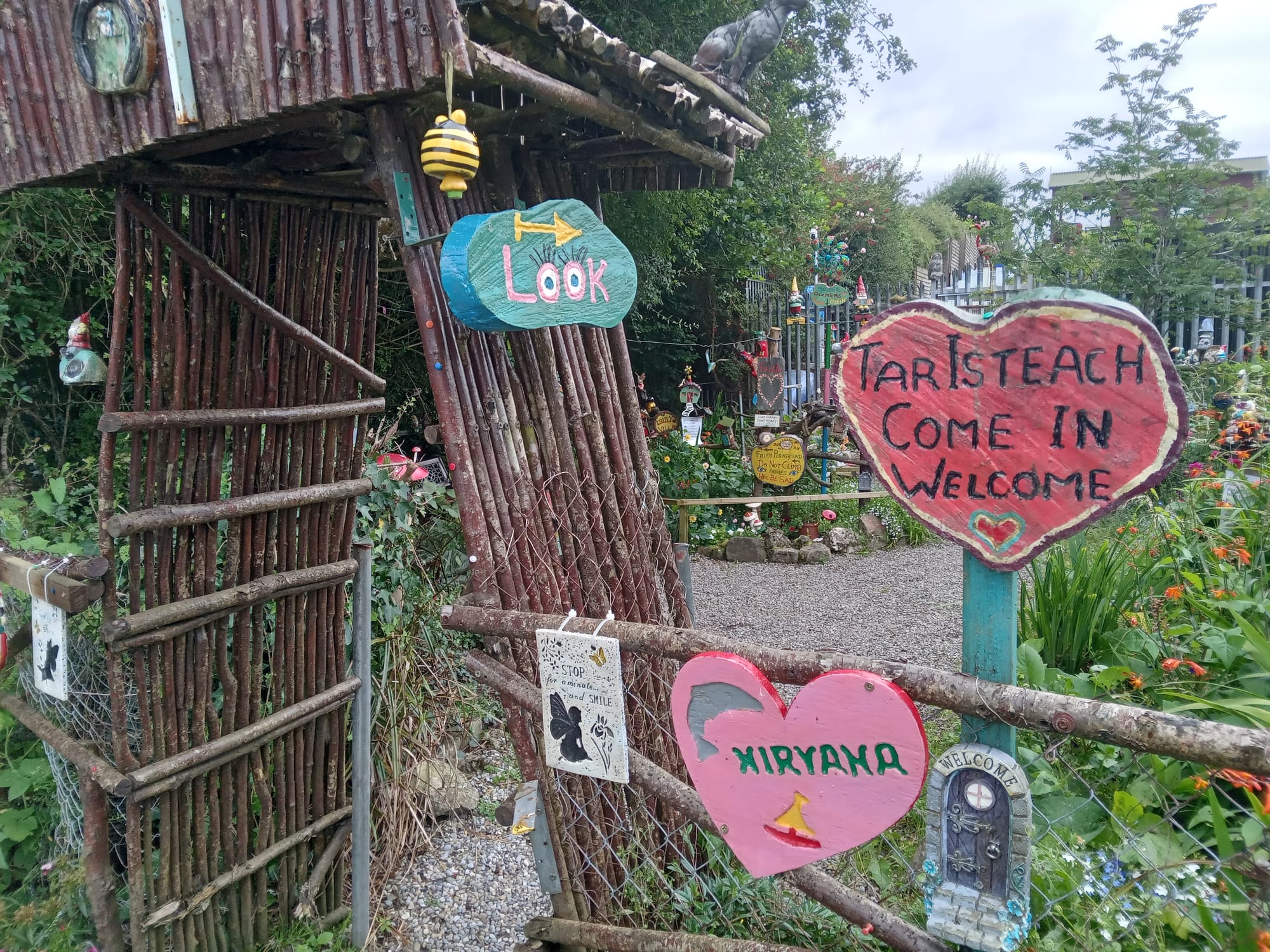 2025 08 06th River Shannon Ardnacrusha, O Briens Bridge, old River Shannon, fairy garden