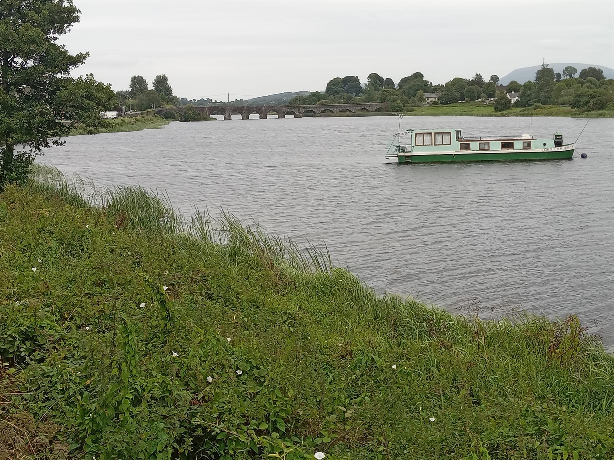 2025 08 06th River Shannon Ardnacrusha, O Briens Bridge, old River Shannon