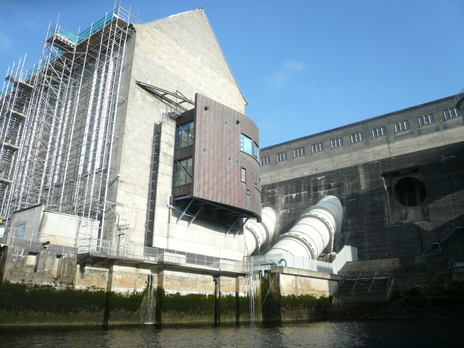 1929 06 River Shannon, Ardnacrusha hydroelectric power station, roof replacement project underway