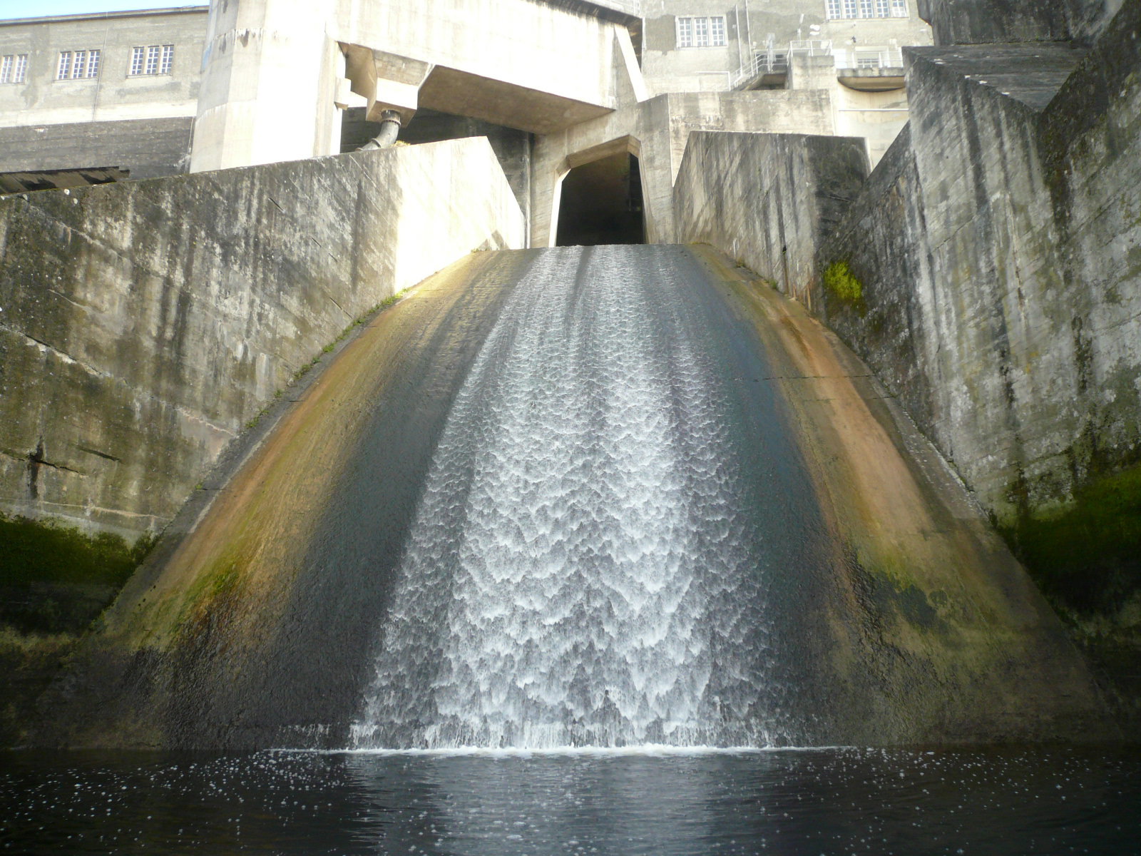 1929 06 River Shannon, Ardnacrusha hydroelectric power station, spillway