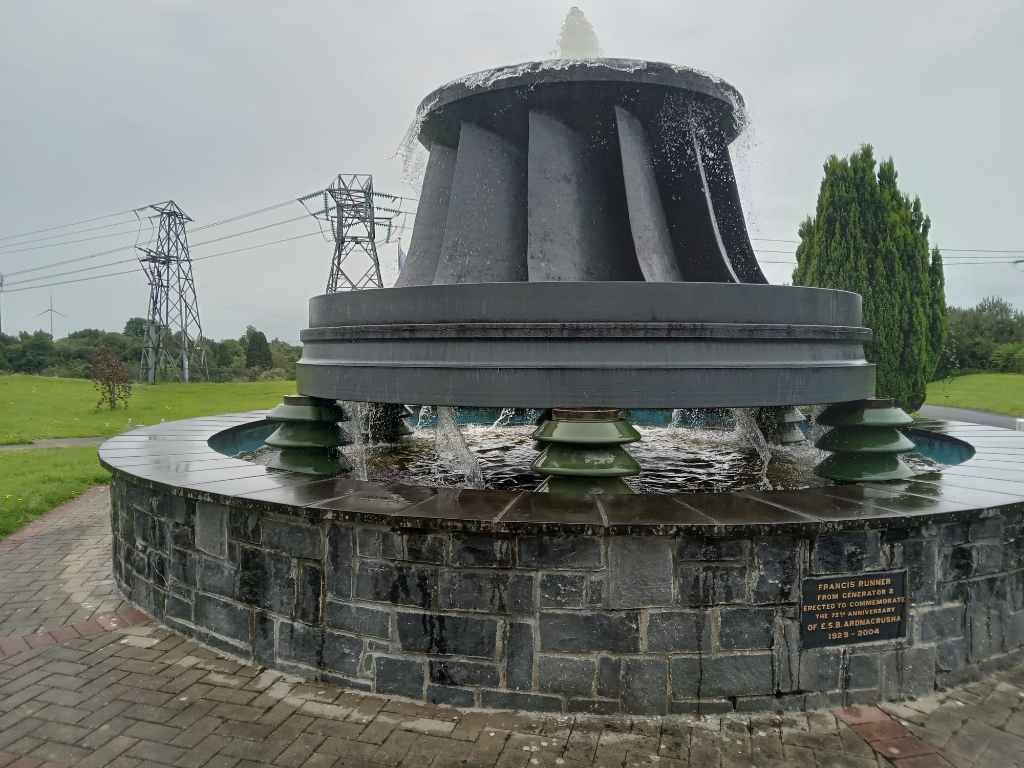 1929 06 River Shannon, Ardnacrusha hydroelectric power station, original Francis turbine removed