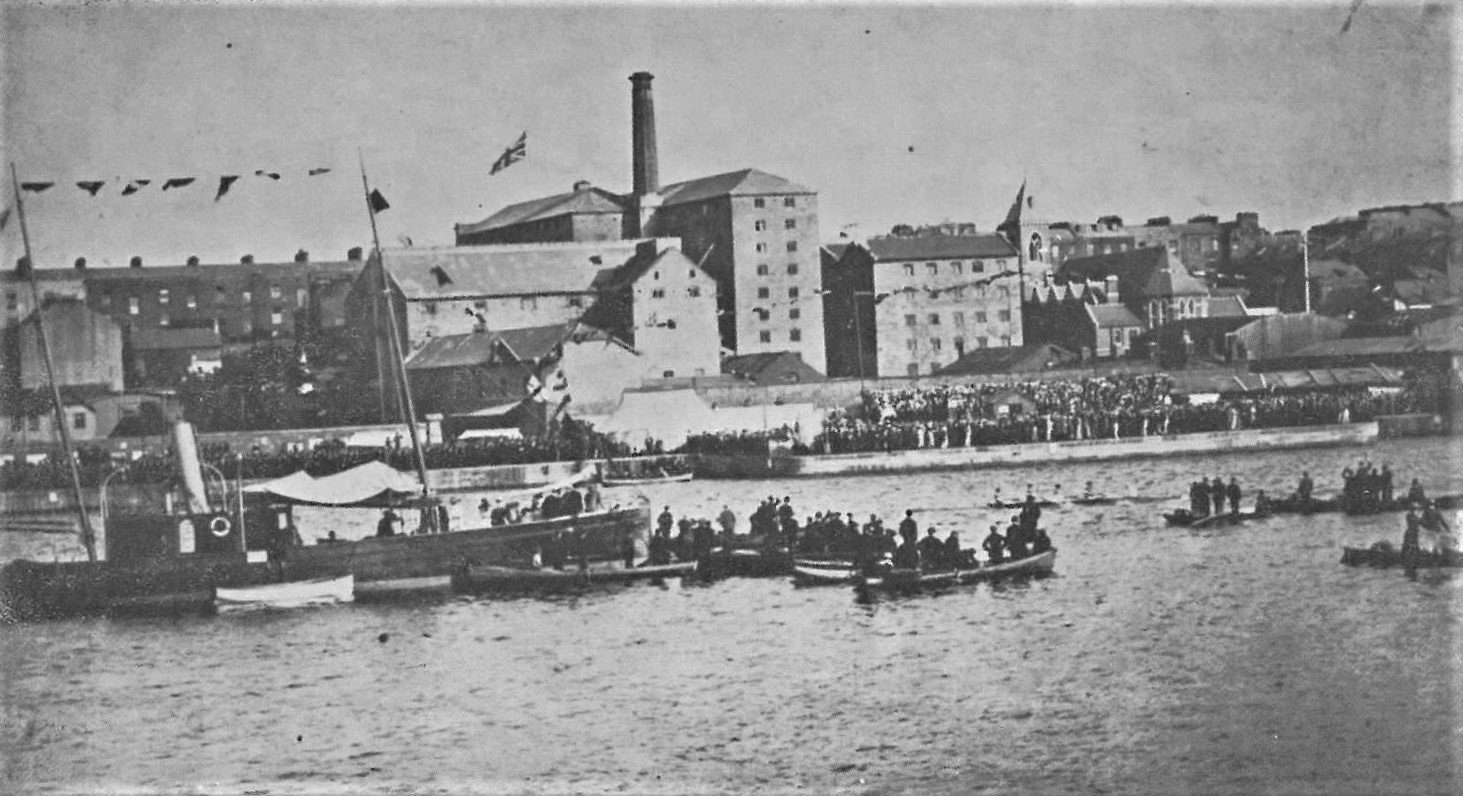 1902 River Shannon Limerick Regatta by Peter Galvin