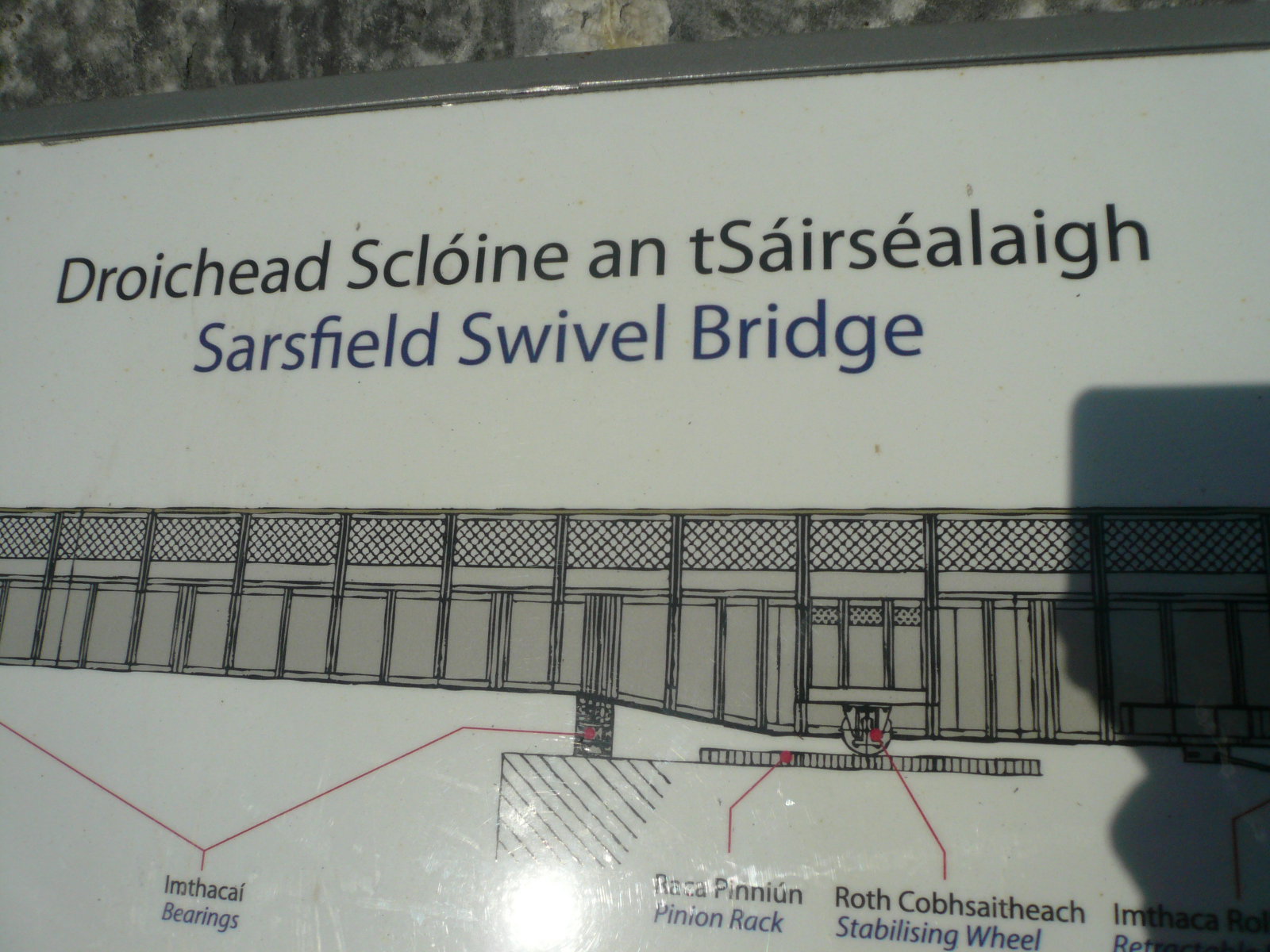 2016 04 River Shannon Limerick Sarsfield Swing Bridge