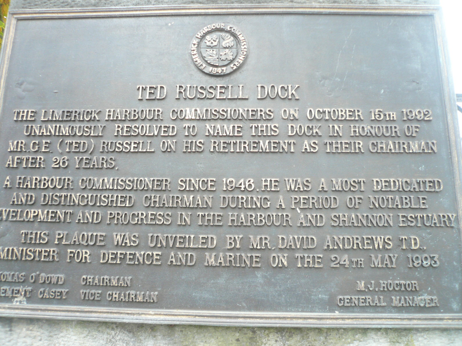 2016 10 River Shannon Limerick Docks, Russel Dock