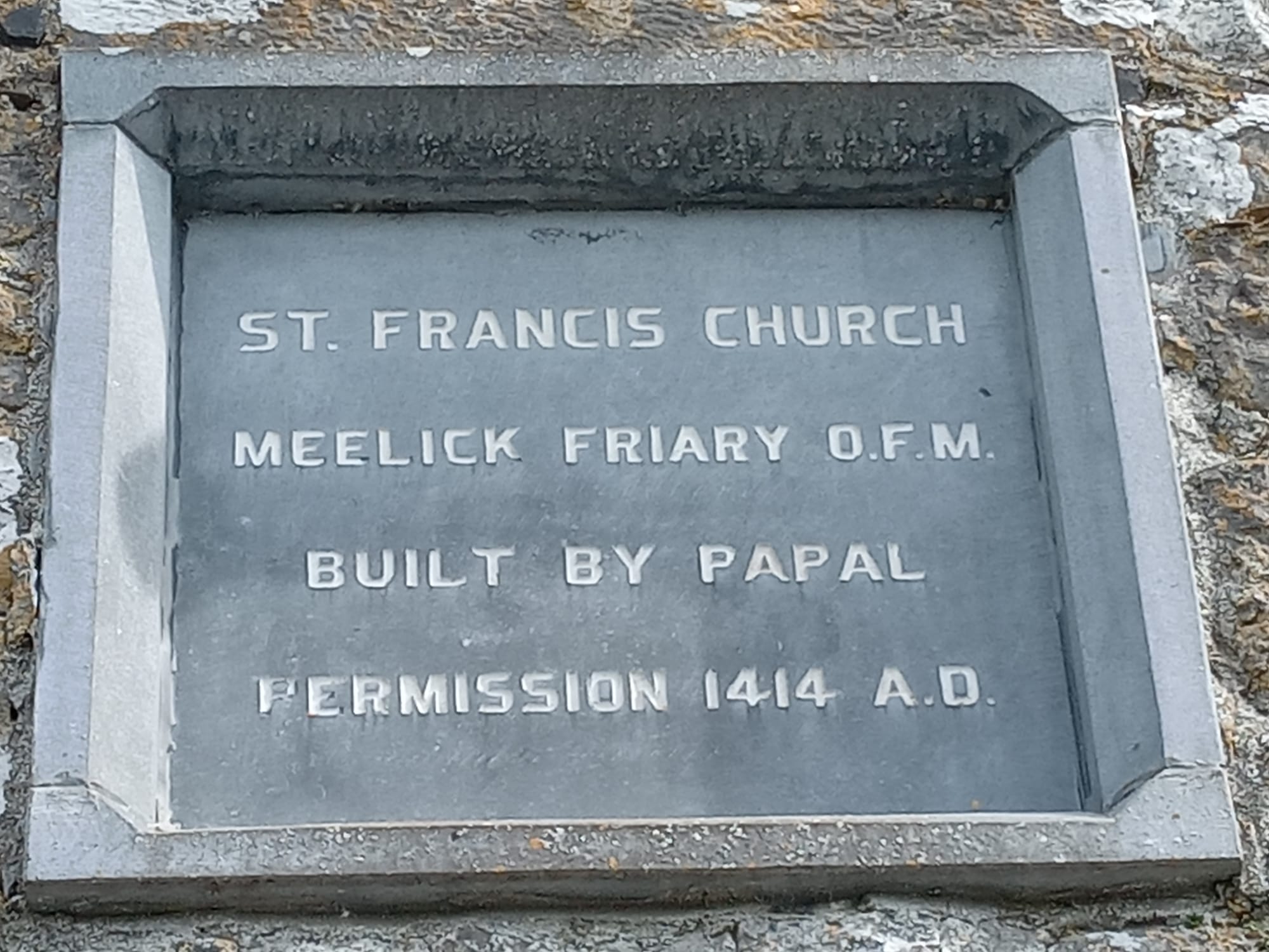 2025 04 29th River Shannon Meelick Friary built 1414