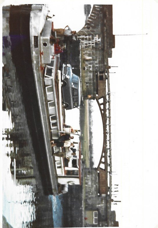 1964 River Shannon Banagher Swing Bridge Tottenhams barge Venus