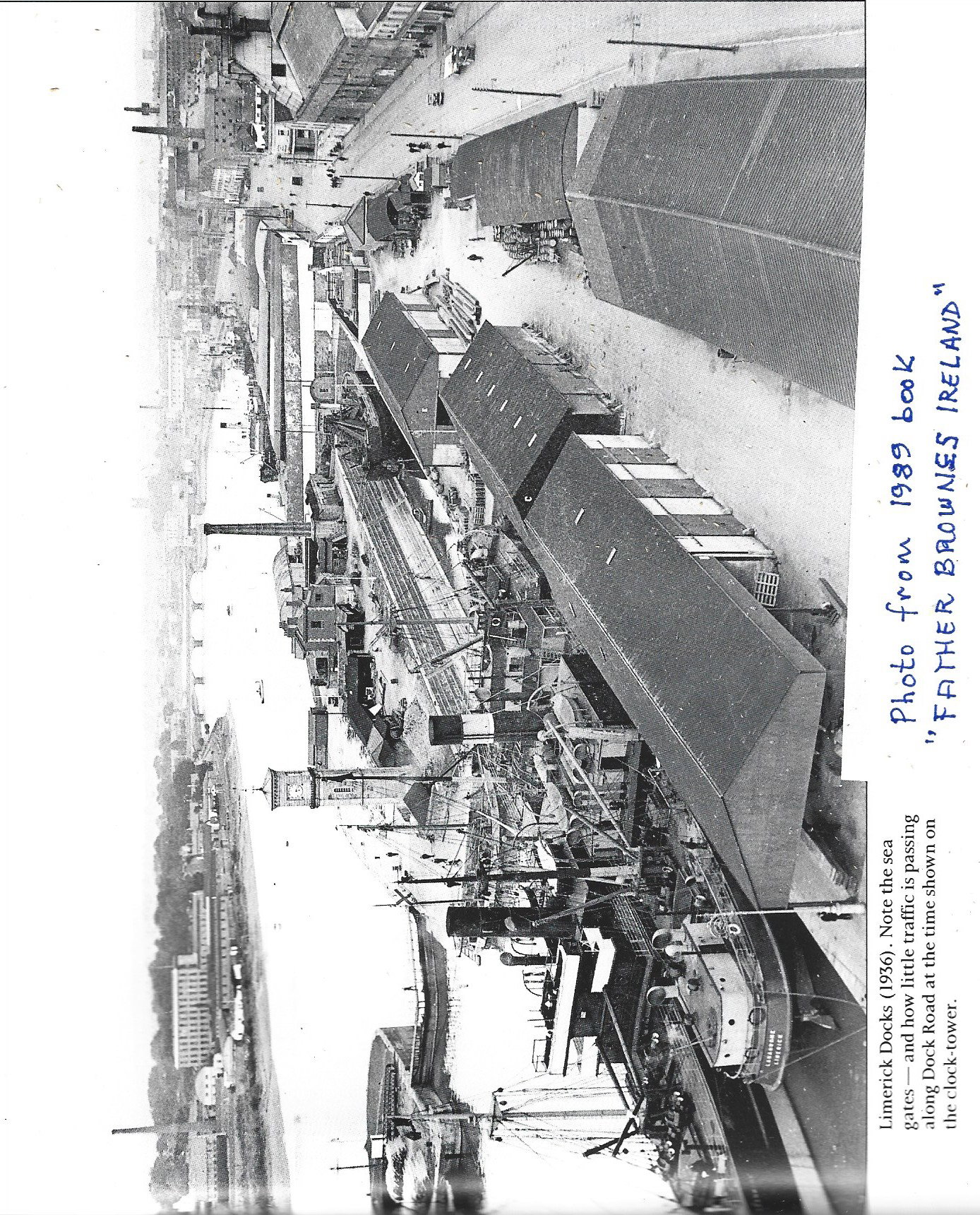 1936 Limerick Docks by Father Browne