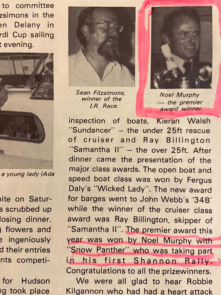 1970s IWAI Dublin event, chairman Noel Murphy