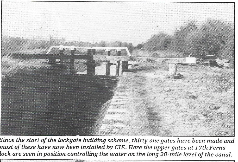 1984 Royal Canal lock 17 Ferns