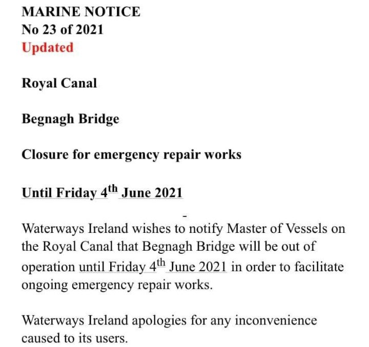 2021 06 Royal Canal Begnagh bridge repairs June2021