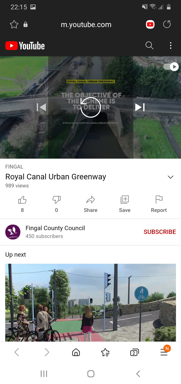 2021 06 Royal Canal Dublin greenway plan