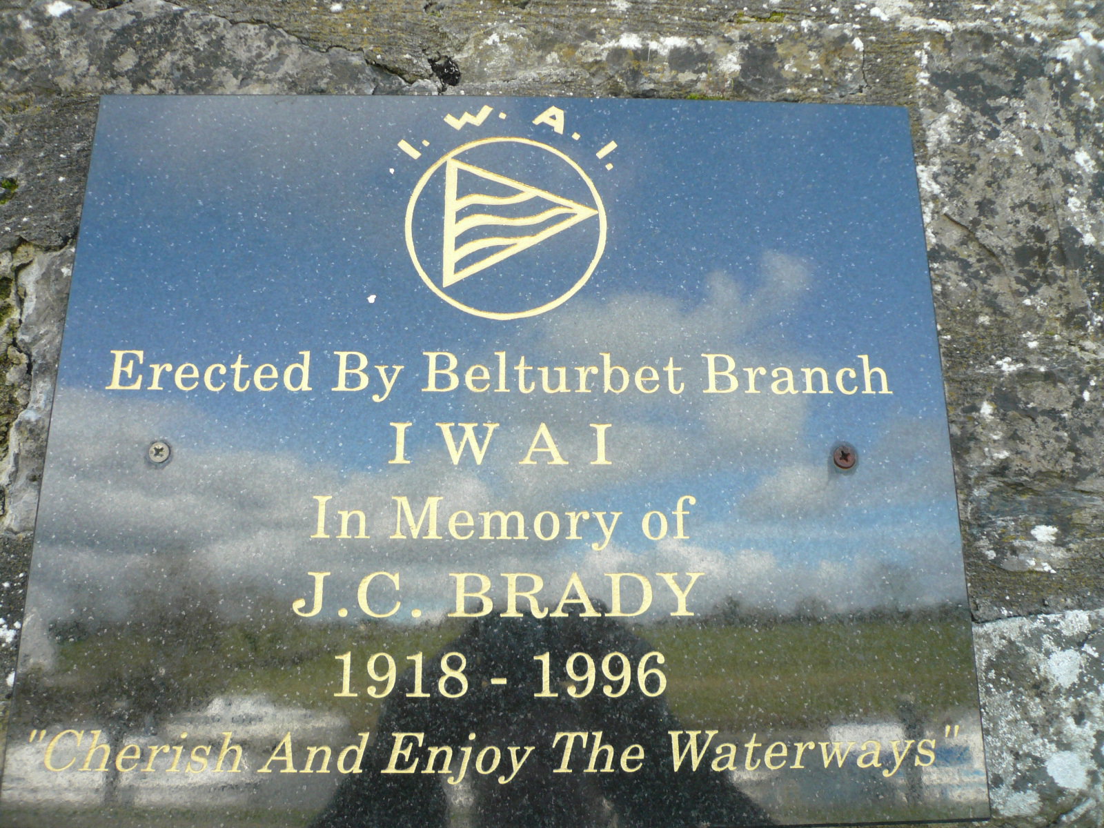 2016 04 Lough Erne Belturbet memorial JCBrady