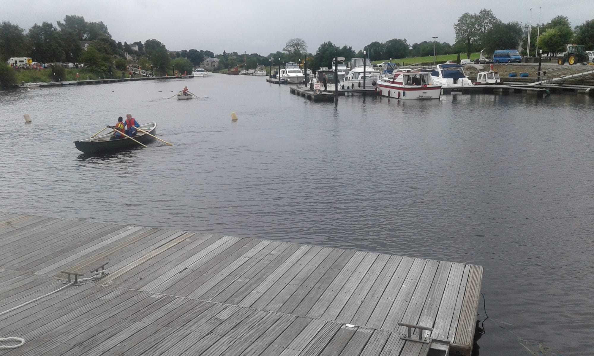 2018 08 06th Lough Erne Belturbet, traditional cot and rowing