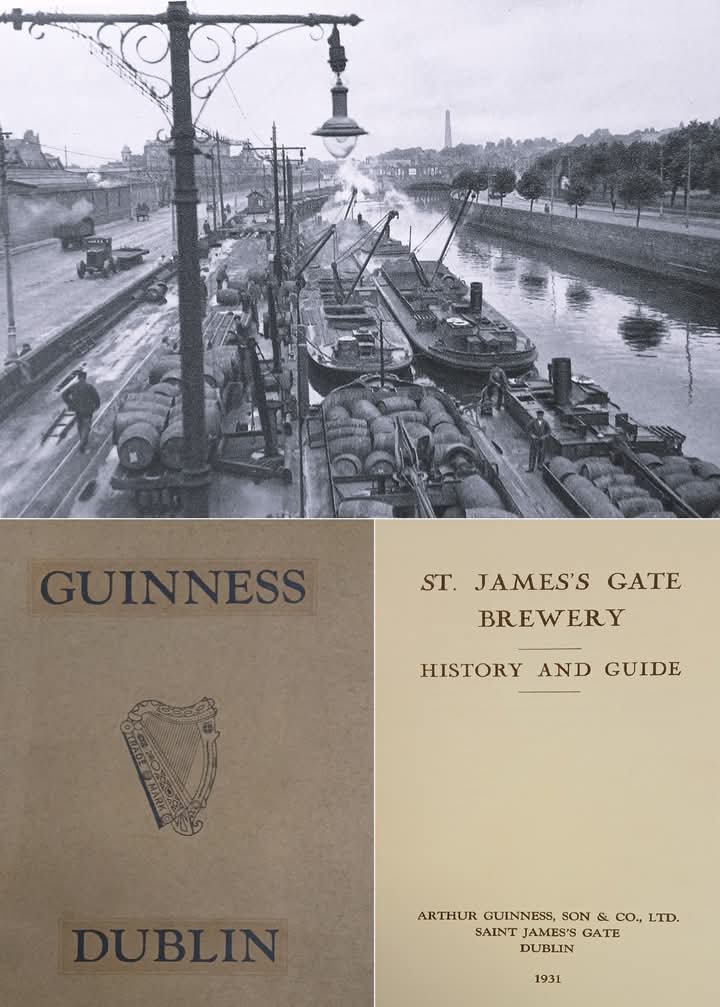 000 Guinness Barges on the River Liffey