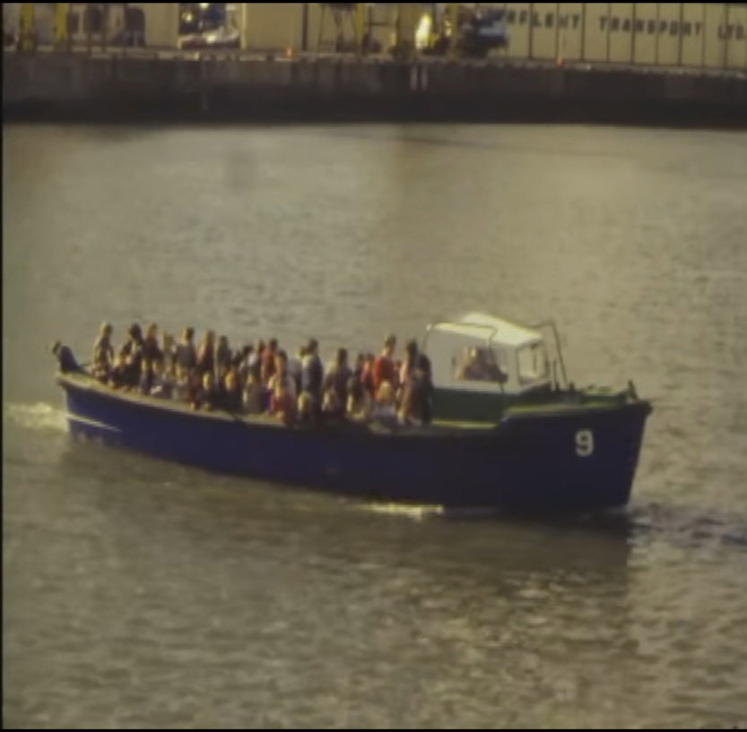 1984 River Liffey end of ferr service RTE video