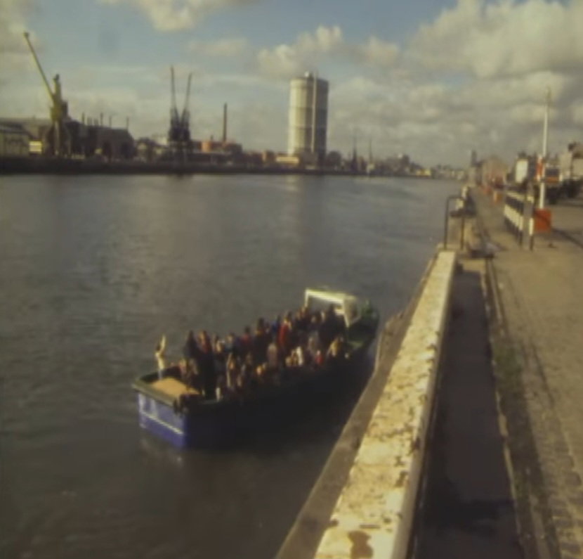 1984 River Liffey end of ferr service RTE video