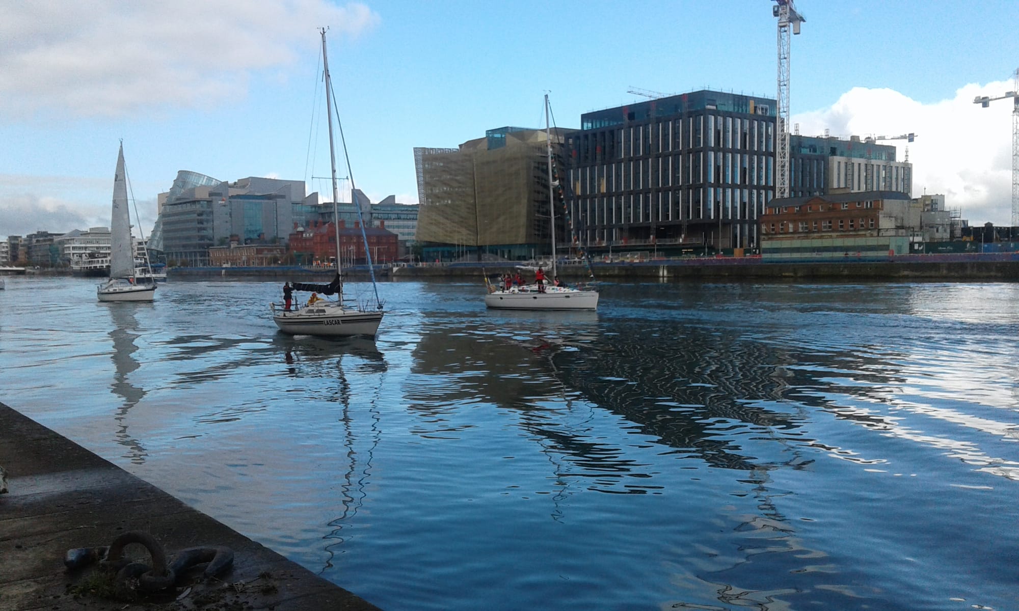 2017 09 17th River Liffey, Cruising Association of Ireland winter cruise