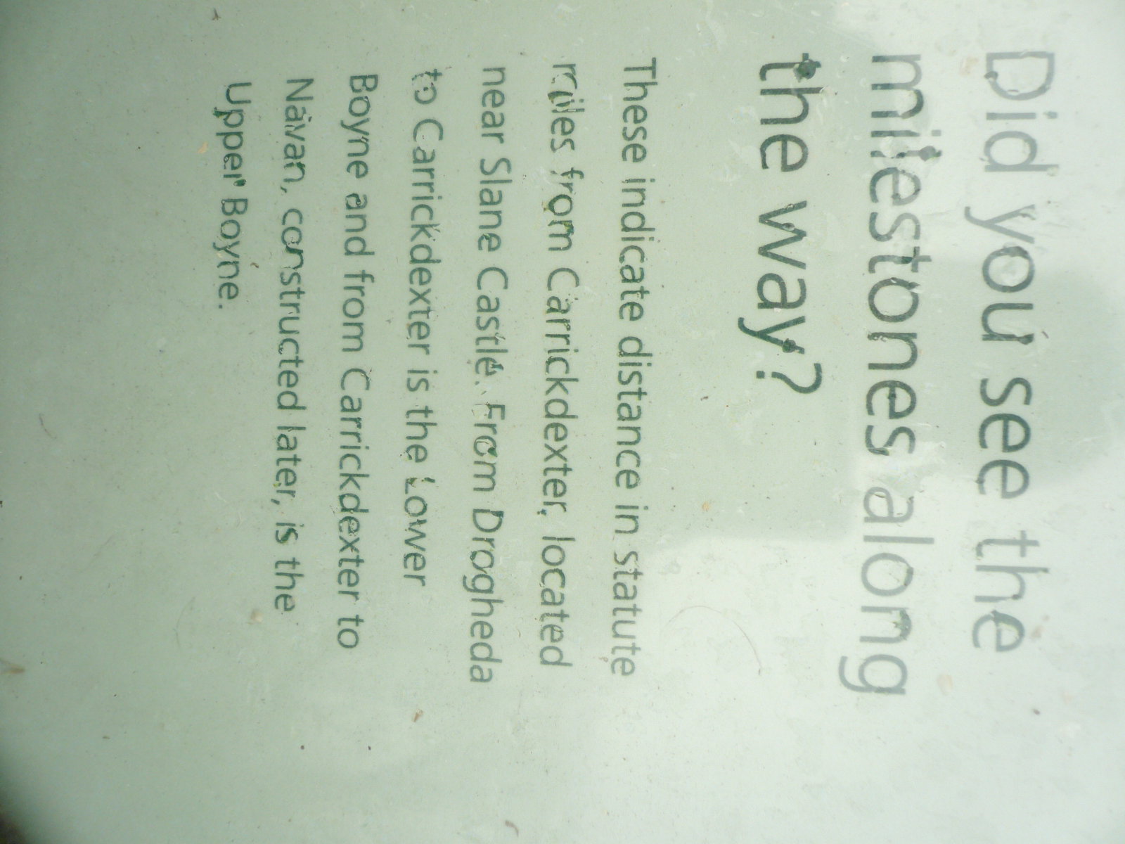 2017 05 Boyne Navigation 129 Navan milemarker