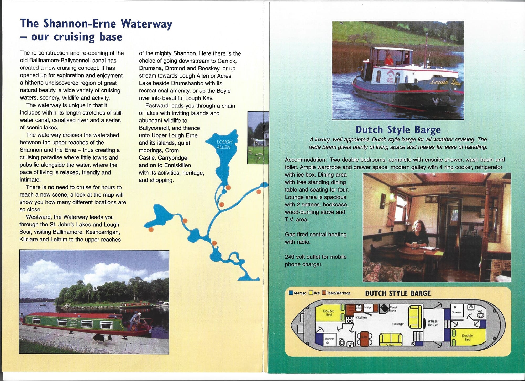 2010 Ballinamore Leitrim, Riversdale Barge Hire brochure
