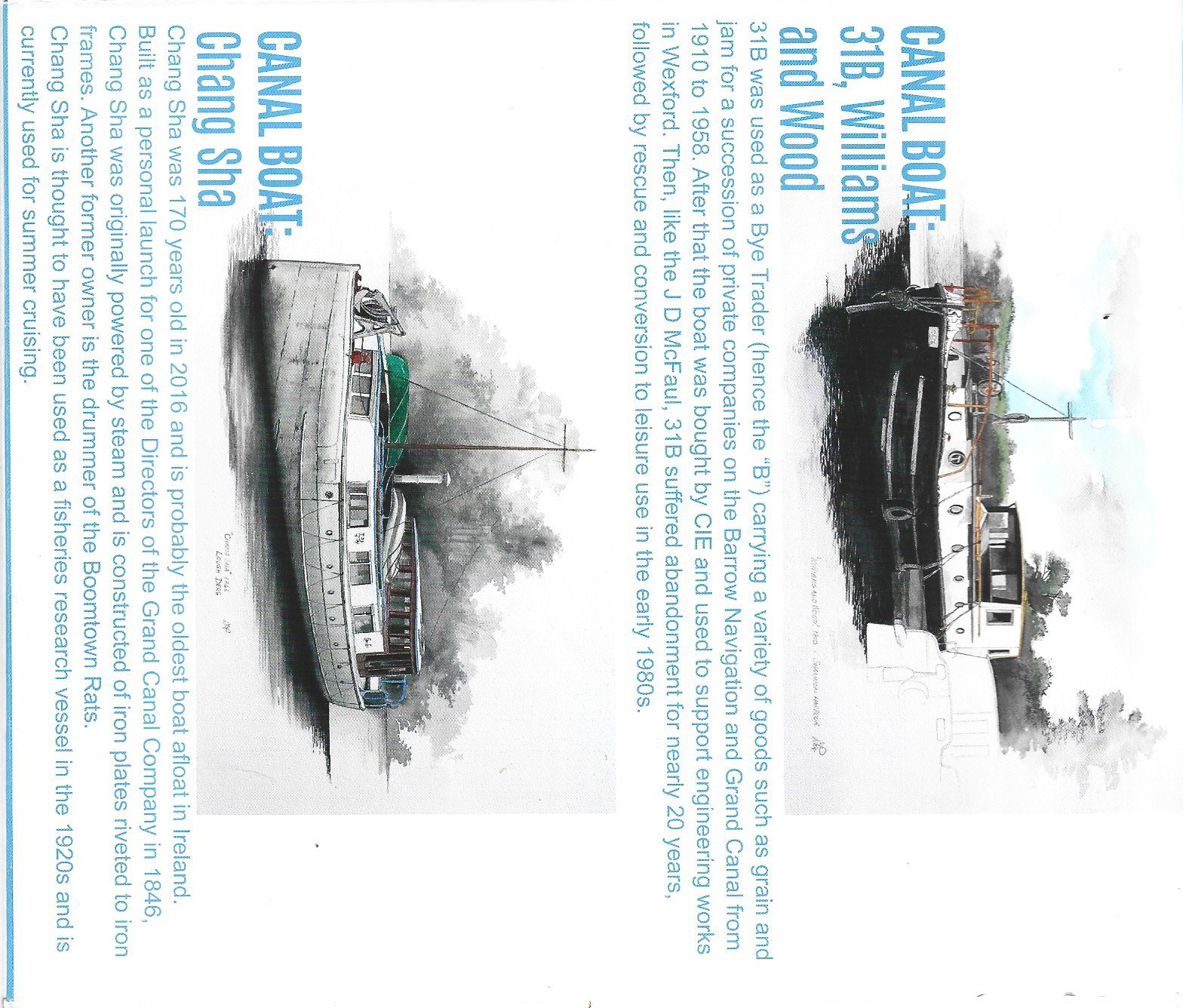 2017 Waterways Ireland and Heritage Boats Association wall poster