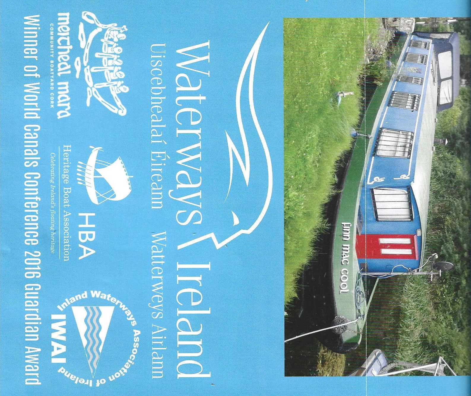 2017 Waterways Ireland and Heritage Boats Association wall poster