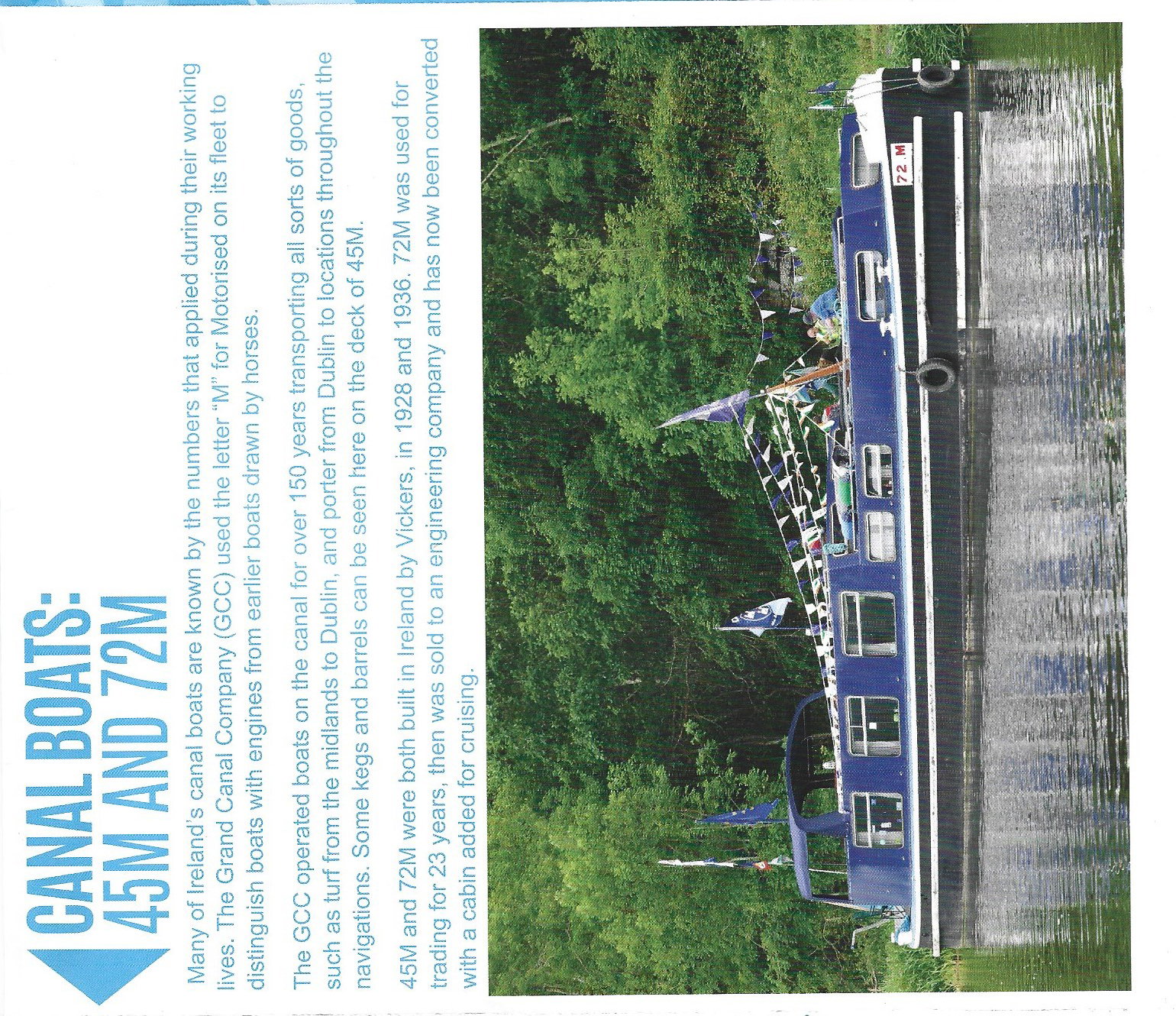 2017 Waterways Ireland and Heritage Boats Association wall poster