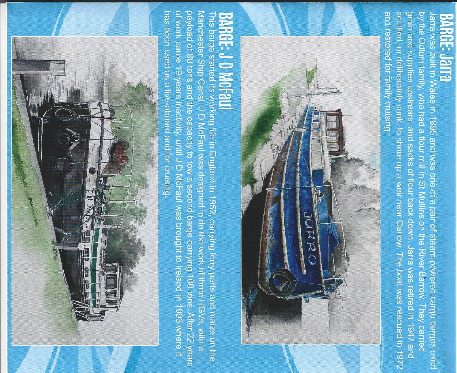 2017 Waterways Ireland and Heritage Boats Association wall poster