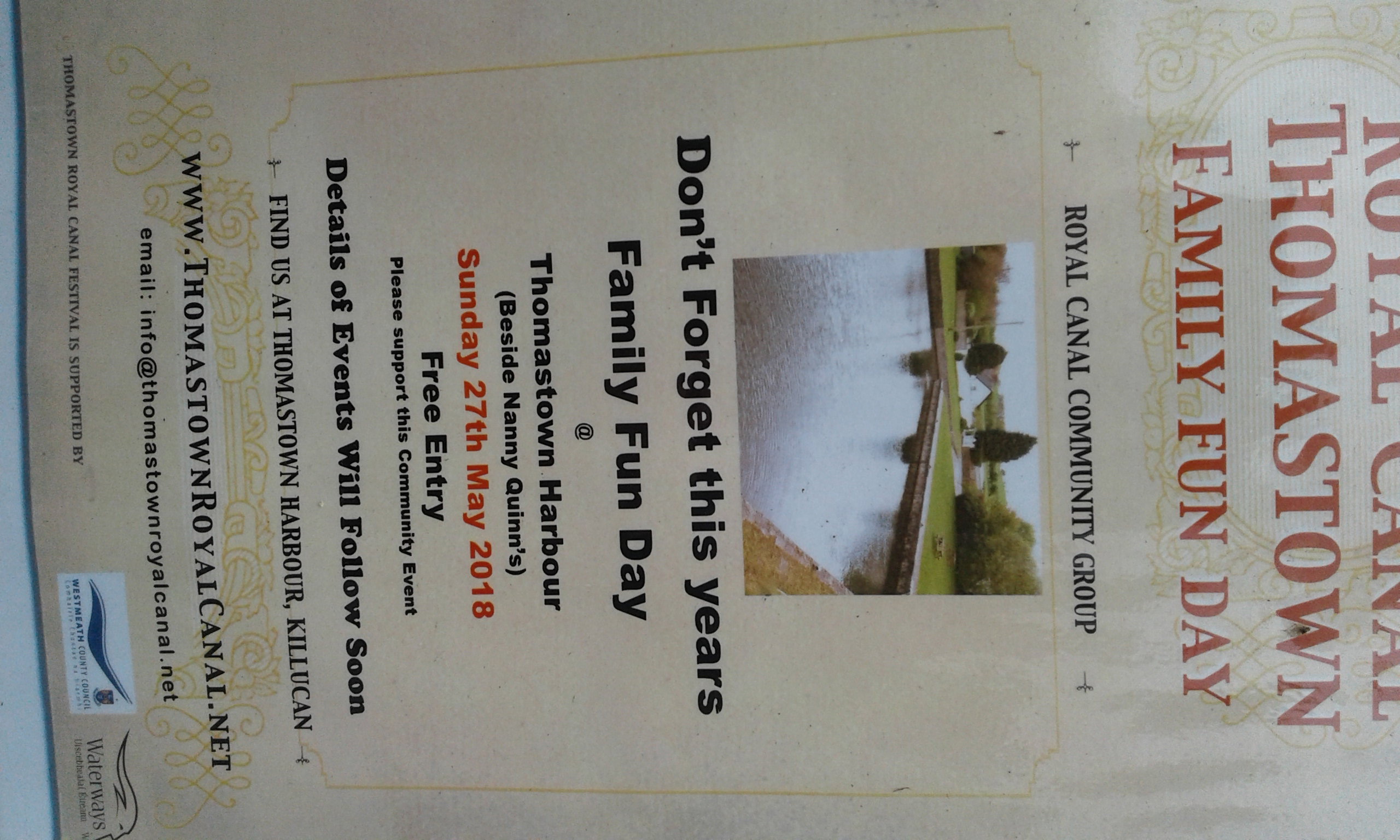 2018 06 17th Royal Canal Thomastown fun day