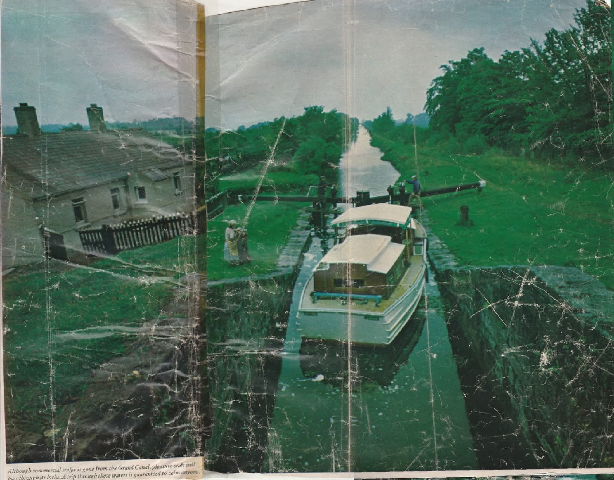 000 Grand Canal Lock 13 Hazelhatch photo, date and source unknown